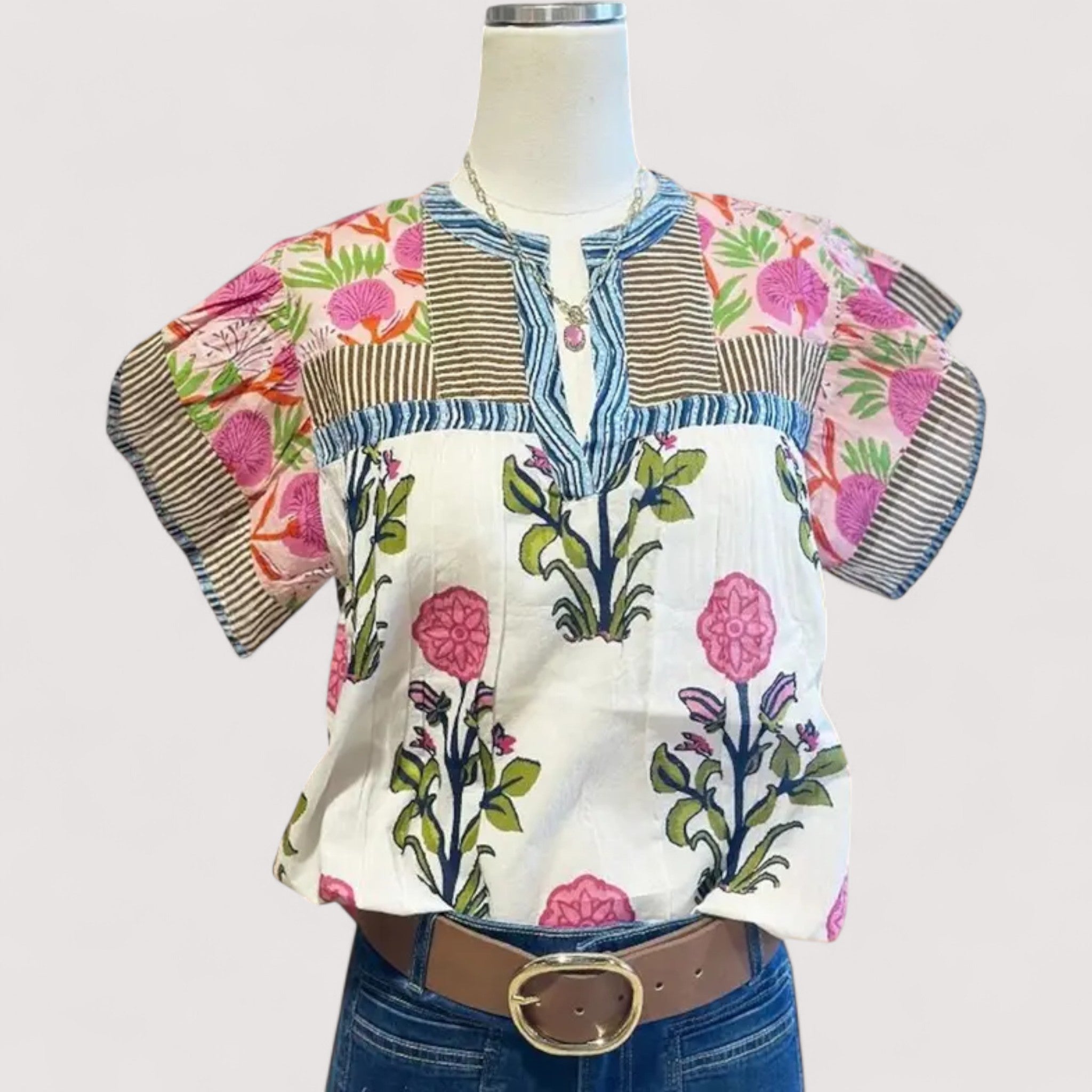 Odette™ | Bestickte Boho-Bluse