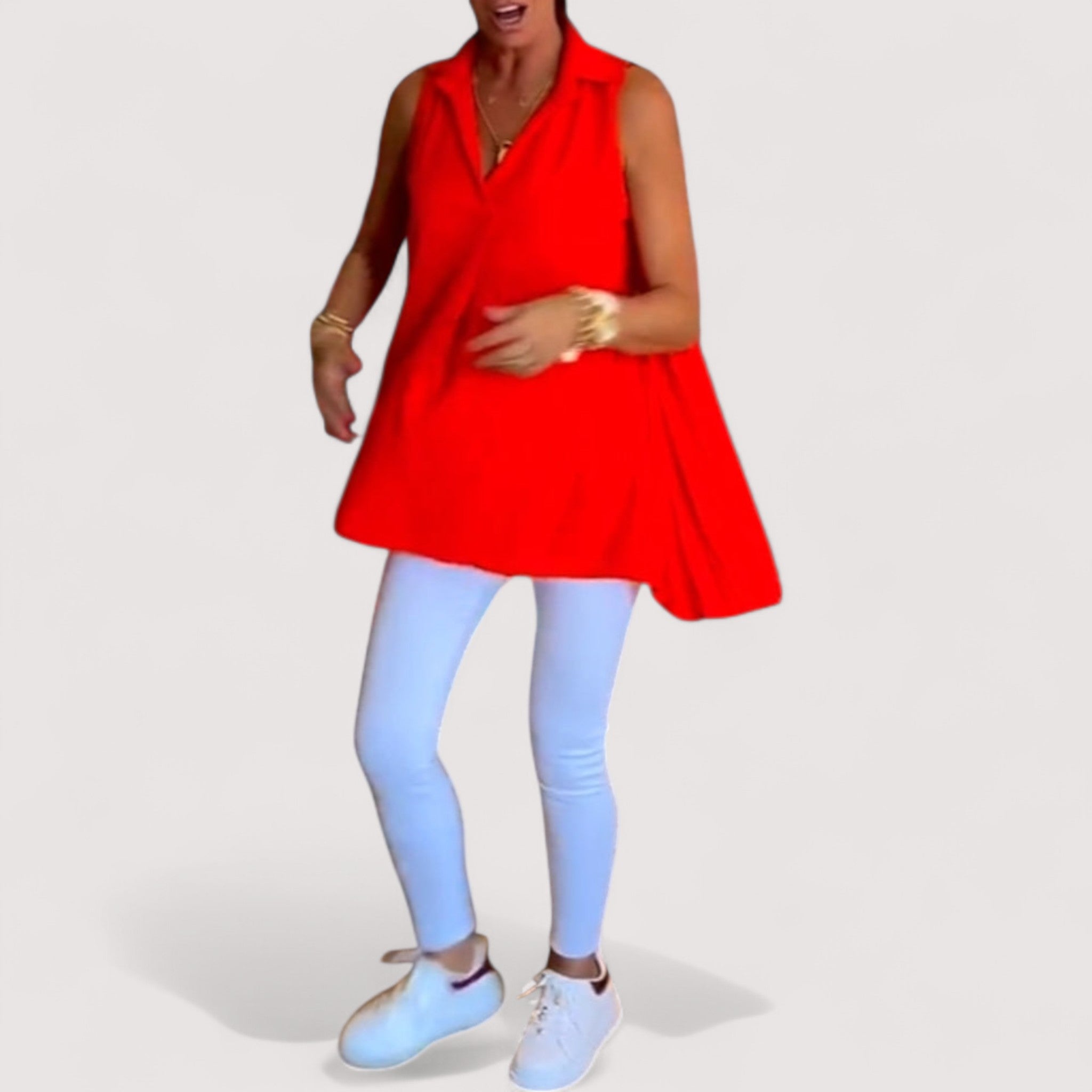 Elly™ | Rüschenbluse mit Revers