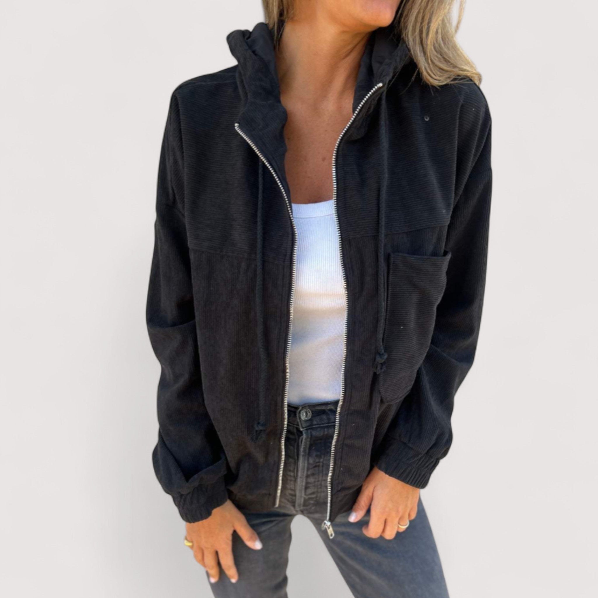 Marta™ | Cord-Kapuzenjacke