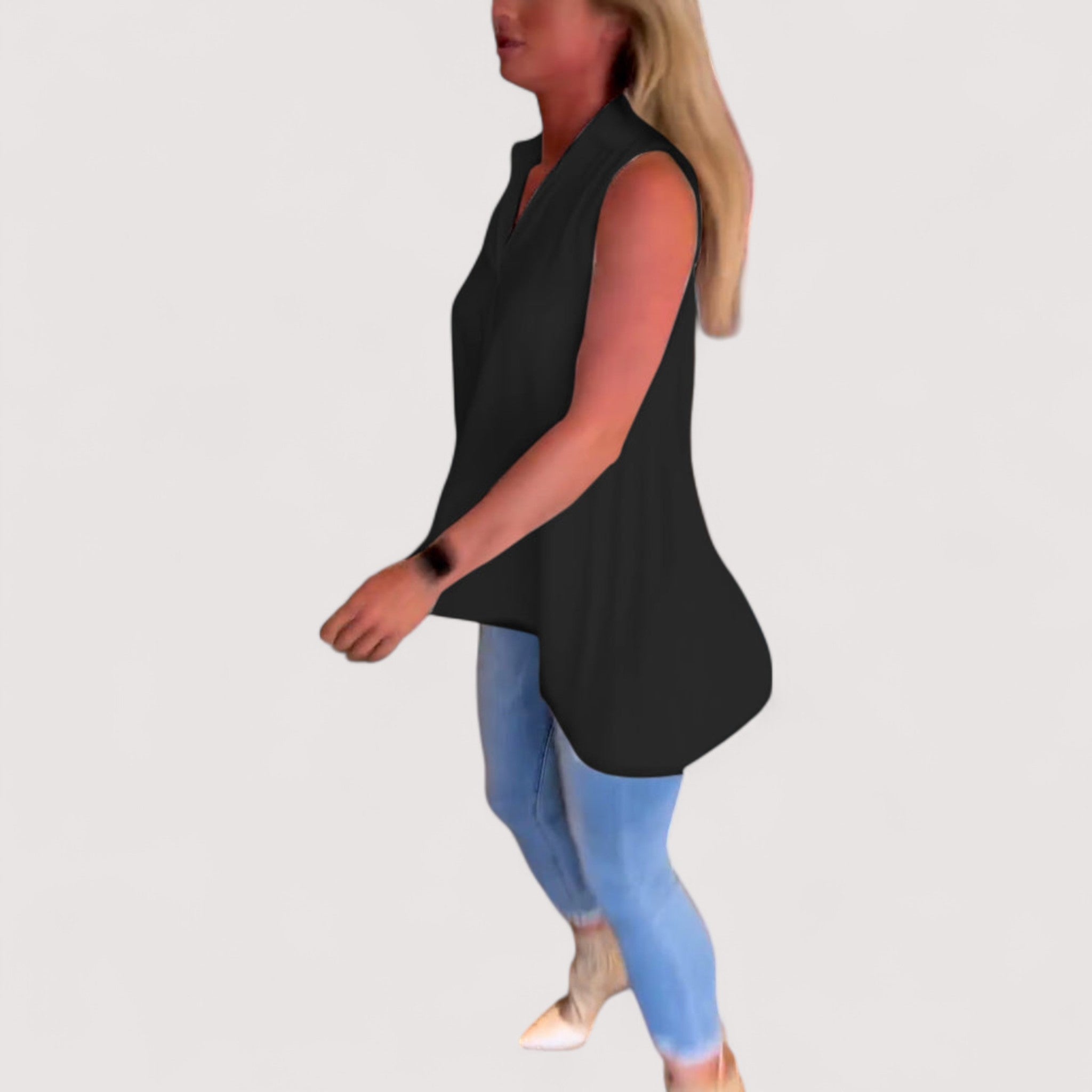 Elly™ | Rüschenbluse mit Revers