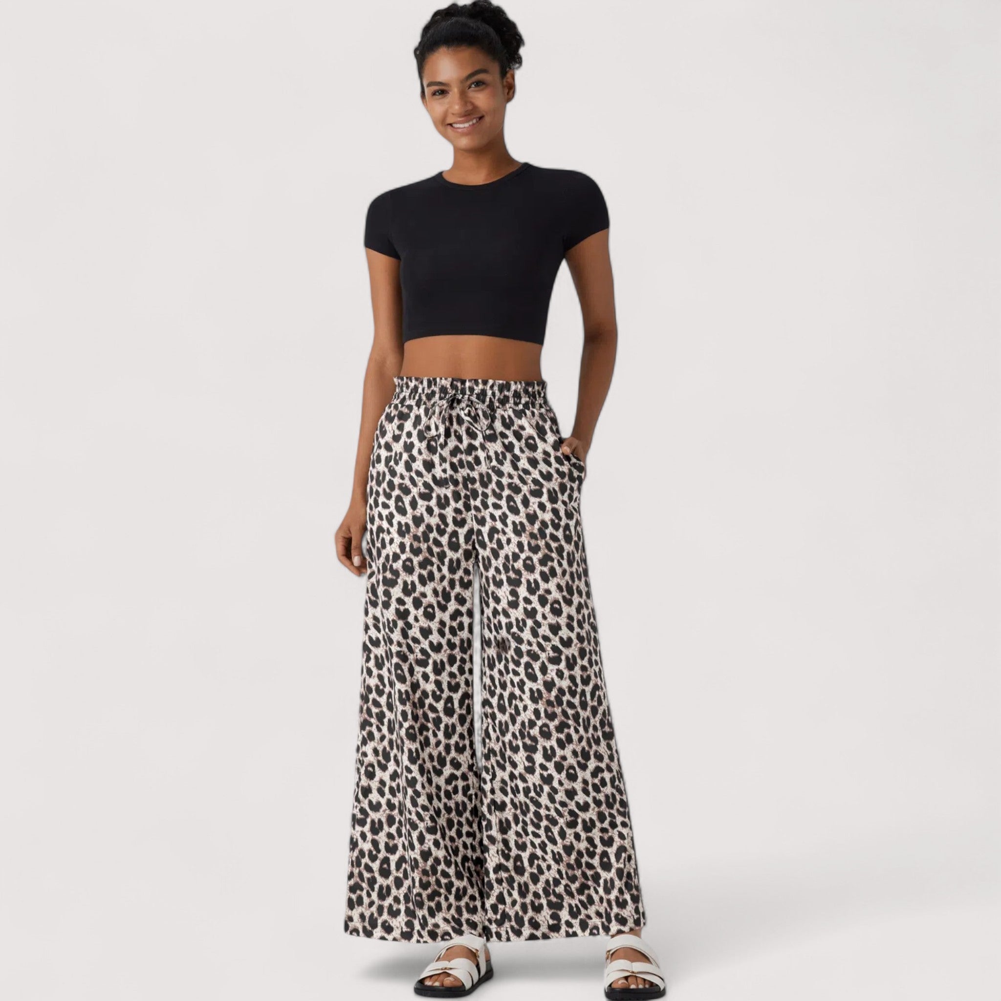 Frida™ | Tie-Dye Hose mit weitem Bein