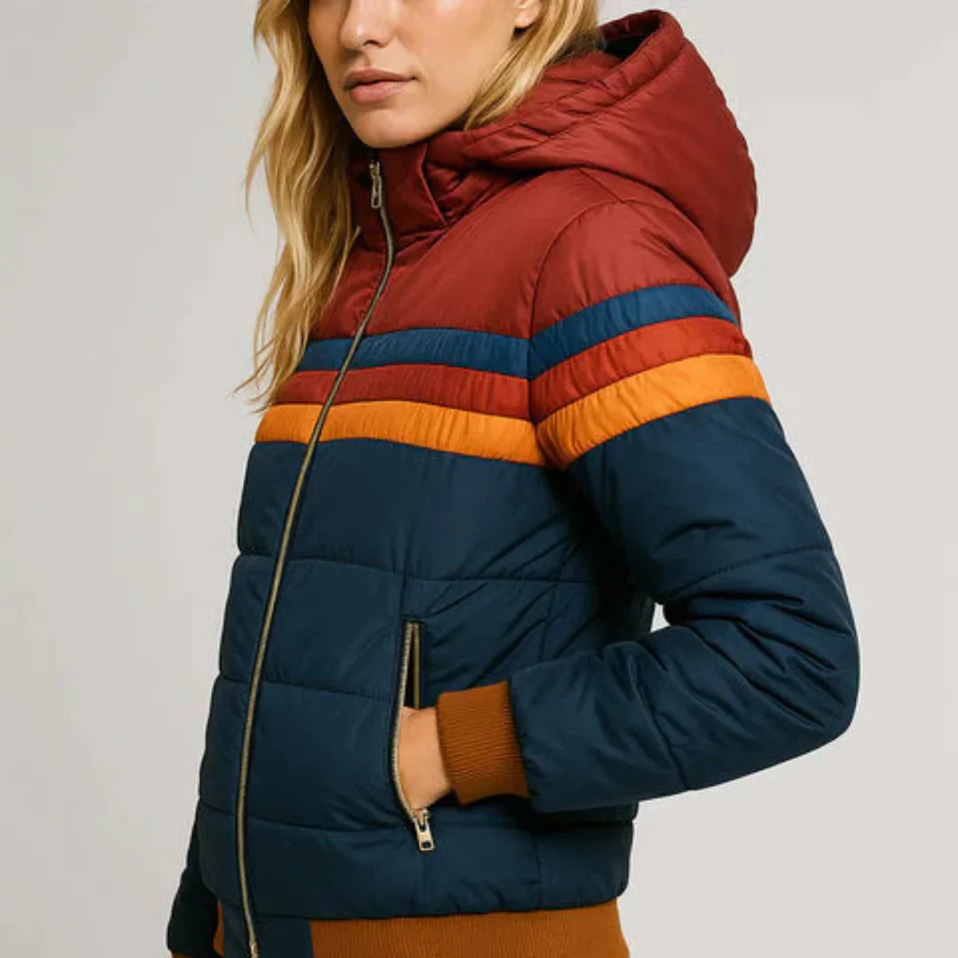 Regula | Retro Steppjacke mit Streifen