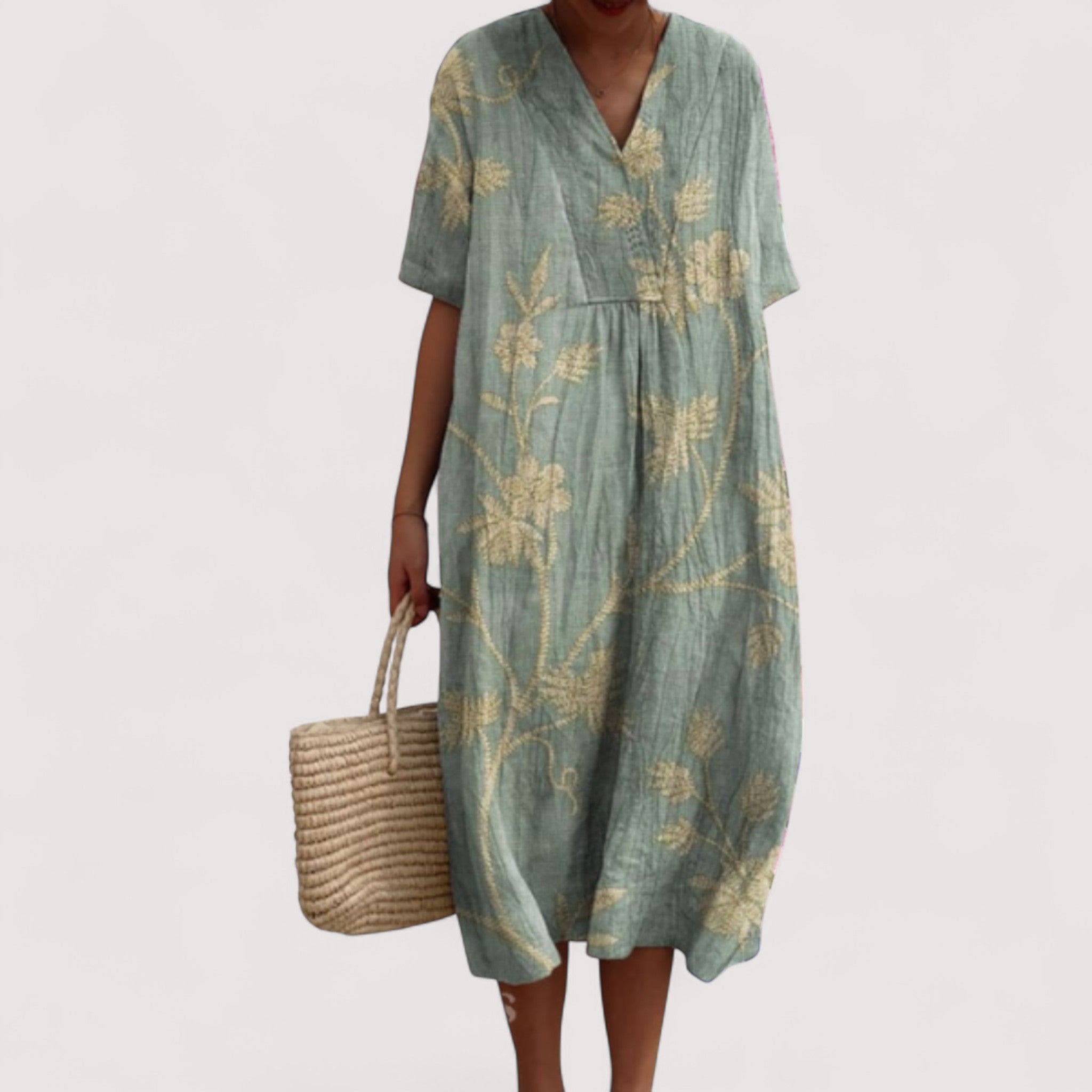 Delia™ | Elegantes Blumenkleid