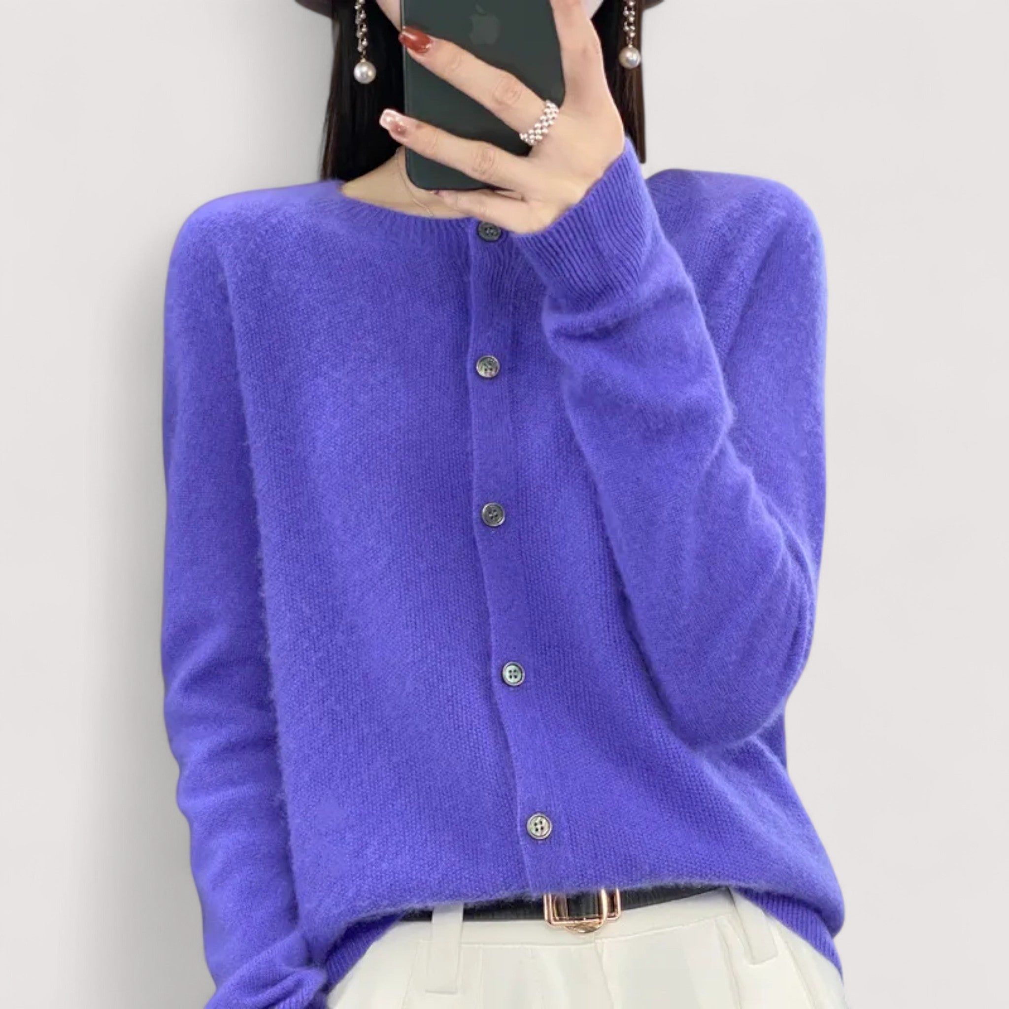 Darija™ – Weiche Strickjacke mit Knöpfen