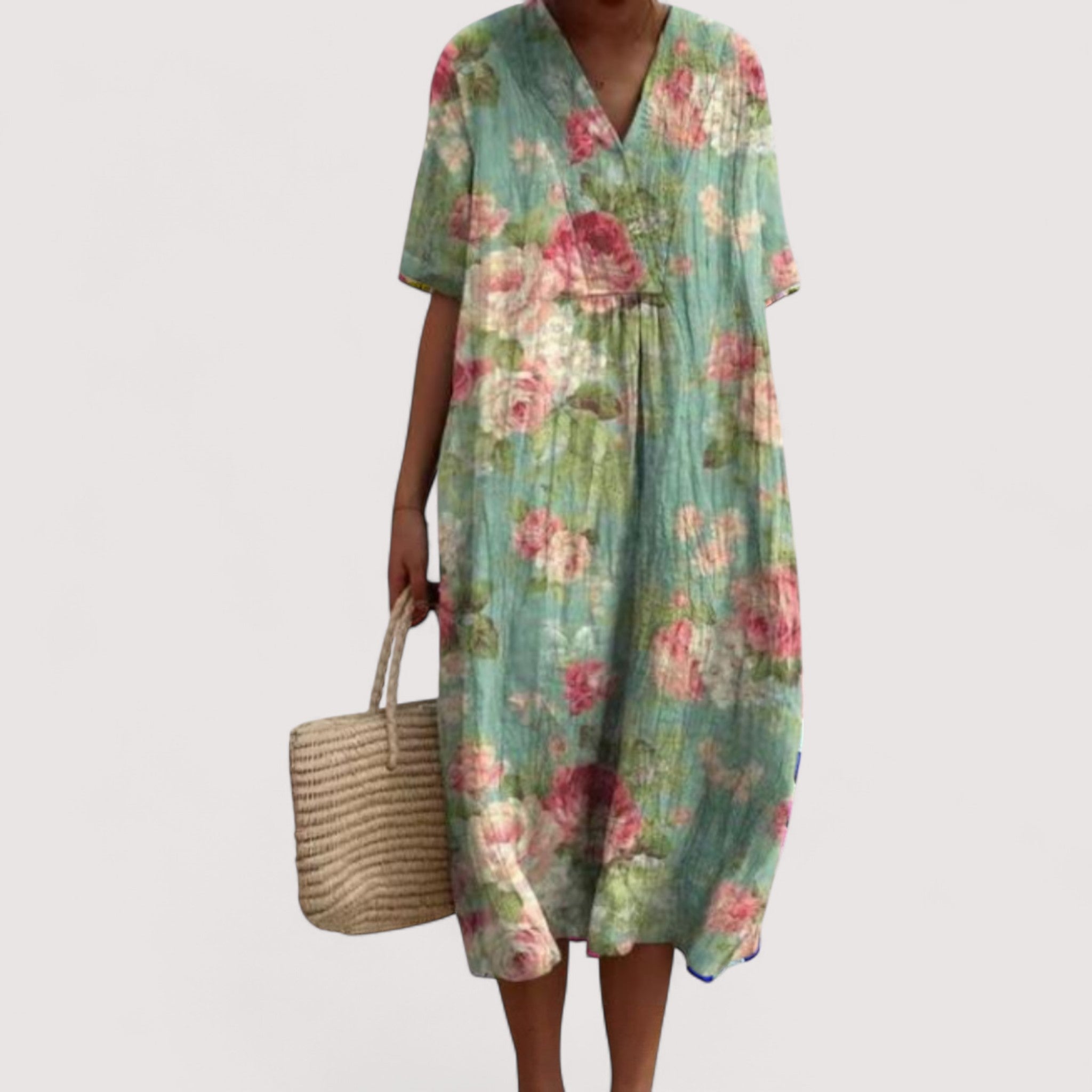 Delia™ | Elegantes Blumenkleid