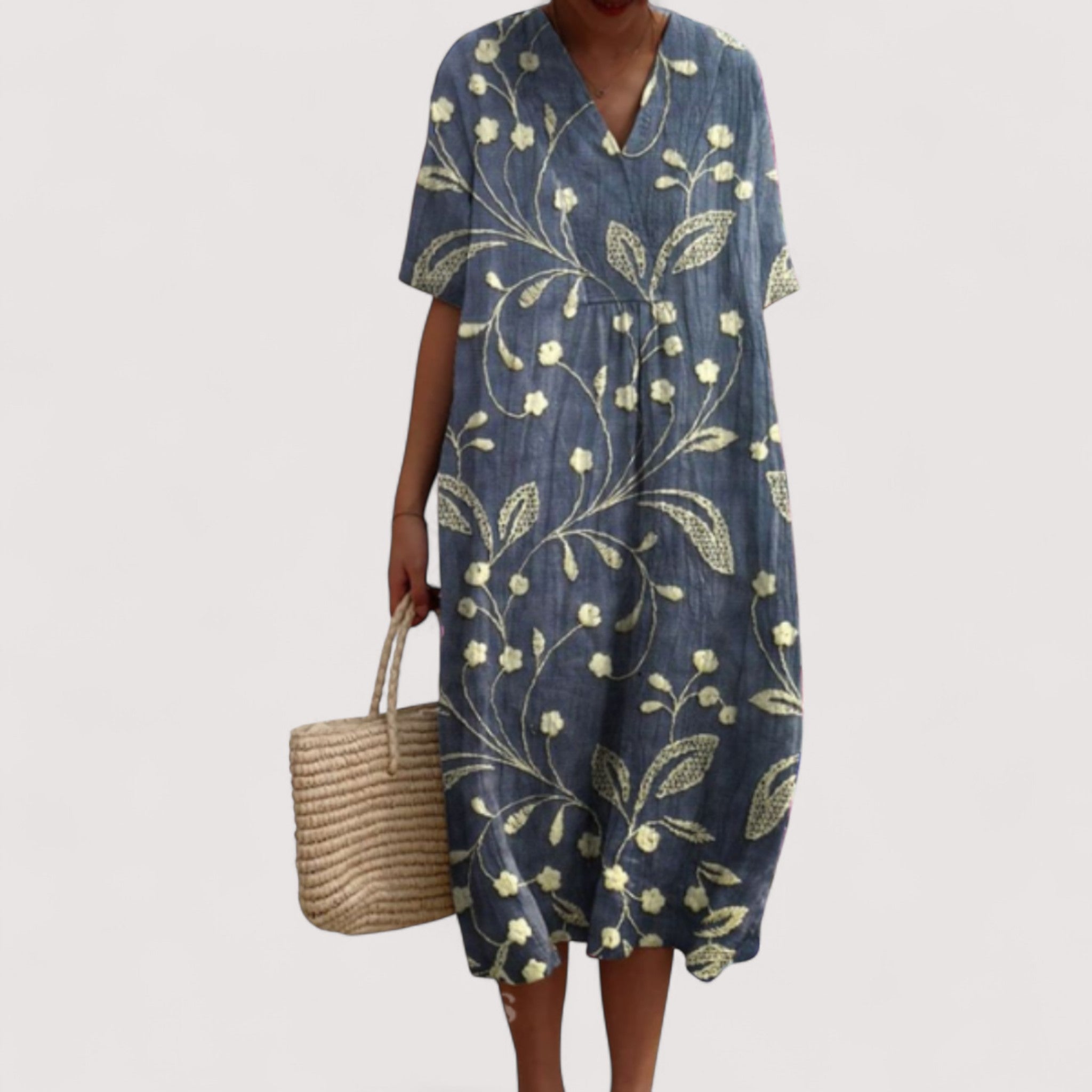 Delia™ | Elegantes Blumenkleid