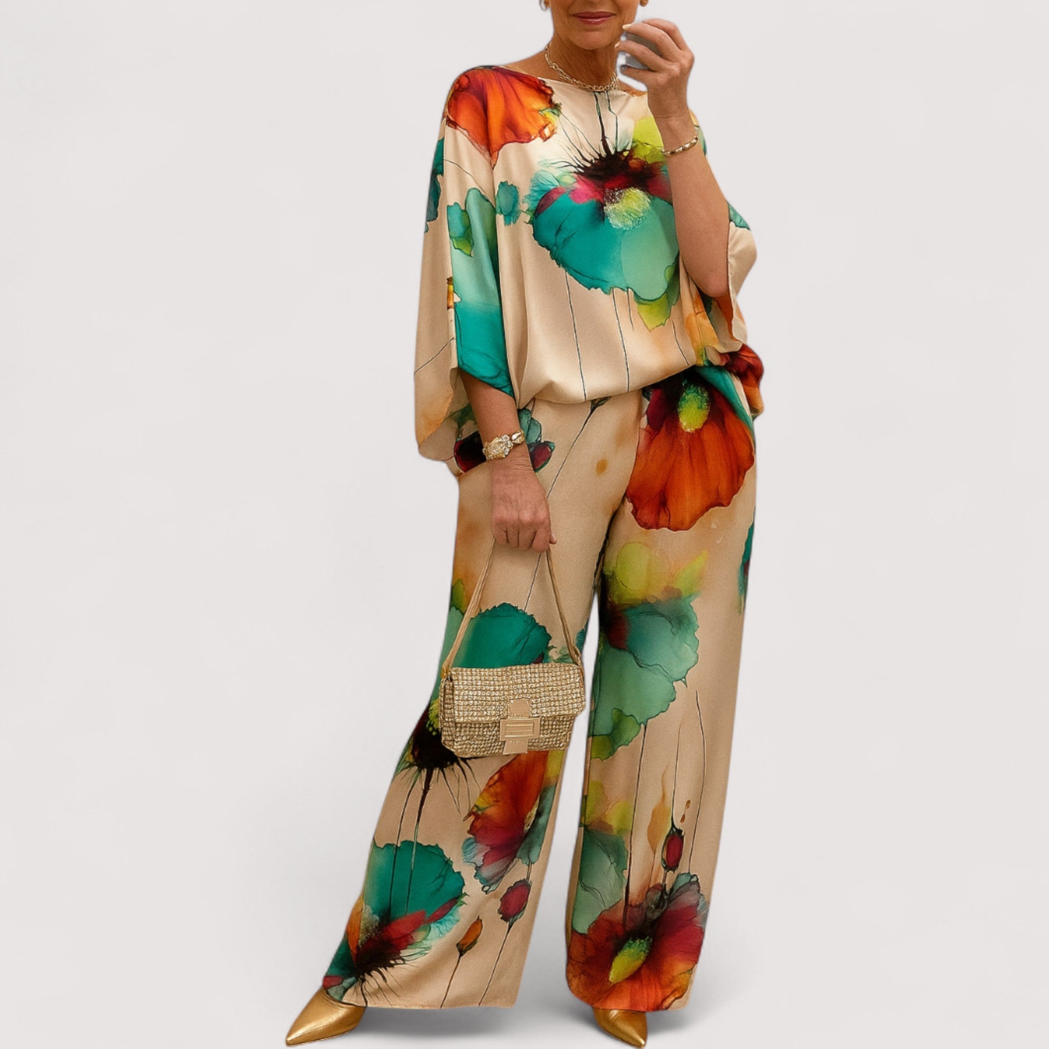 Enya™ | Satin-Zweiteiler