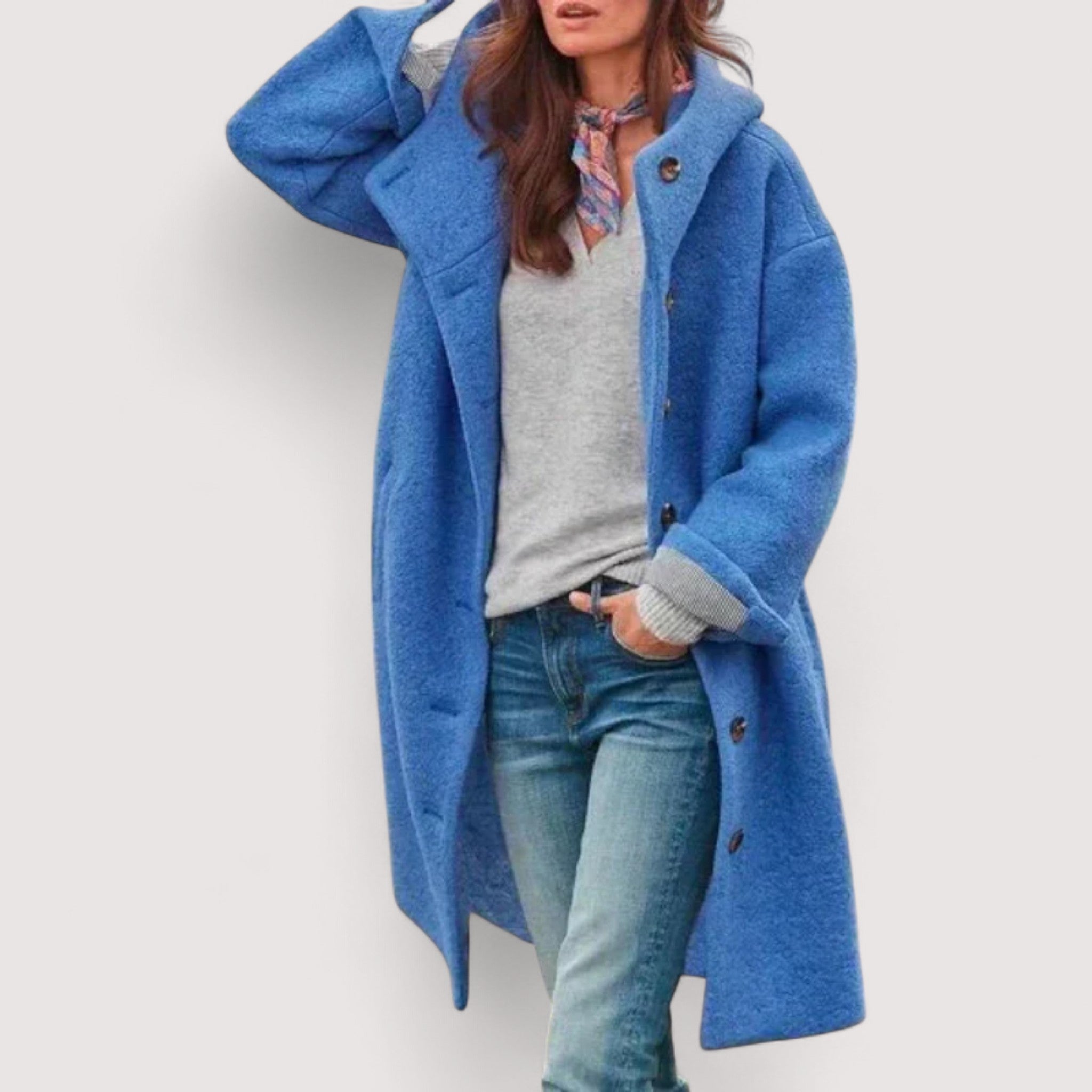 Lorena™ | Stilvolle lange Winterjacke