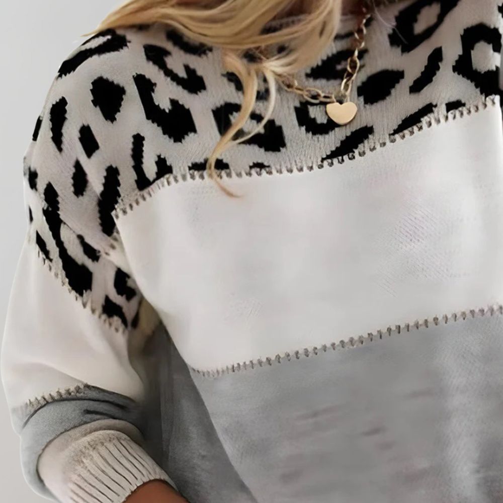 Brigitte™ | Pull Leopard Eleganz