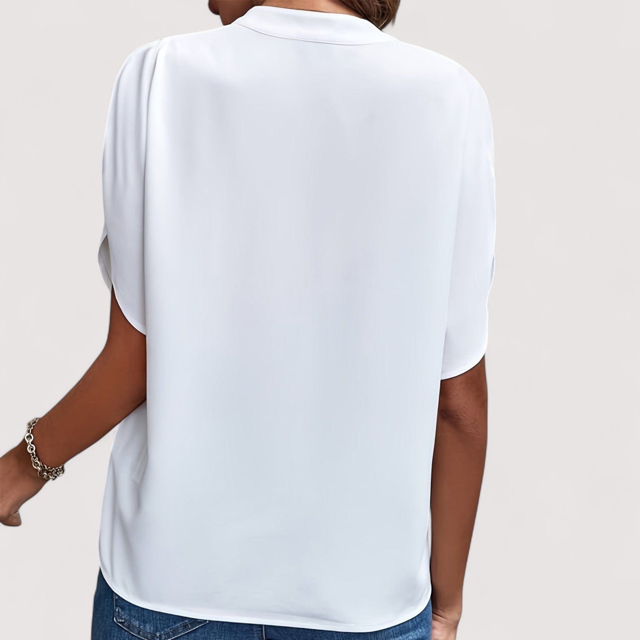 Rosmarie™ | Drapierte Bluse