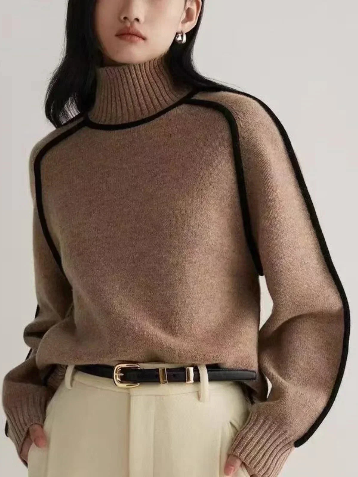 Lisbeth | Eleganter Rollkragenpullover