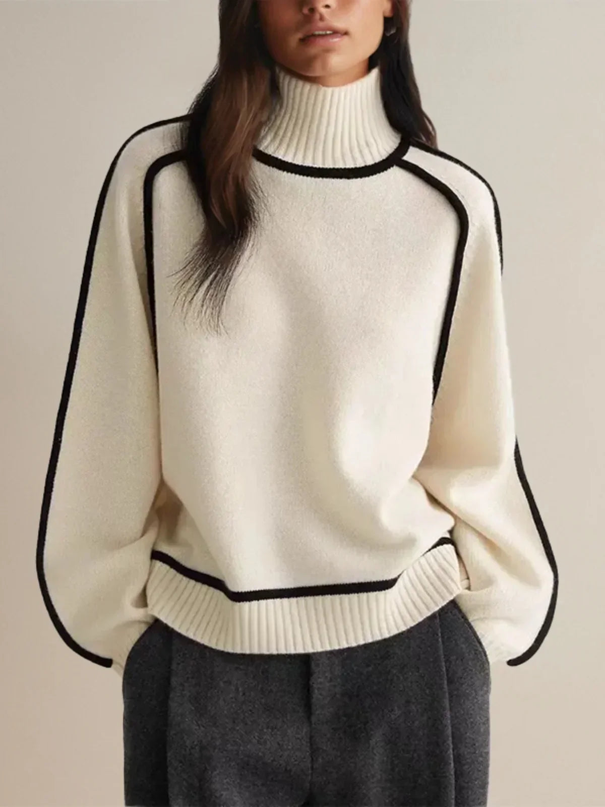Lisbeth | Eleganter Rollkragenpullover