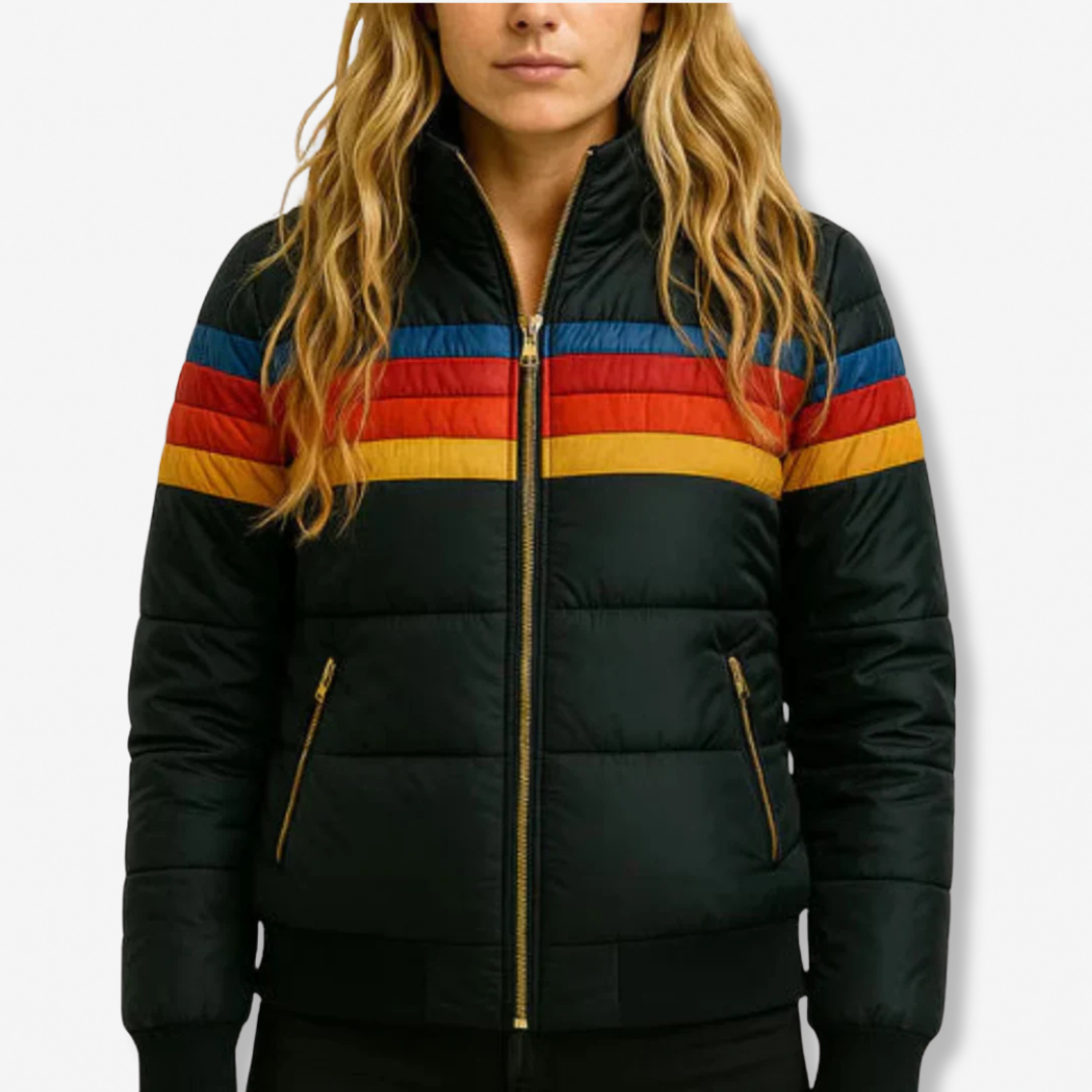 Regula | Retro Steppjacke mit Streifen