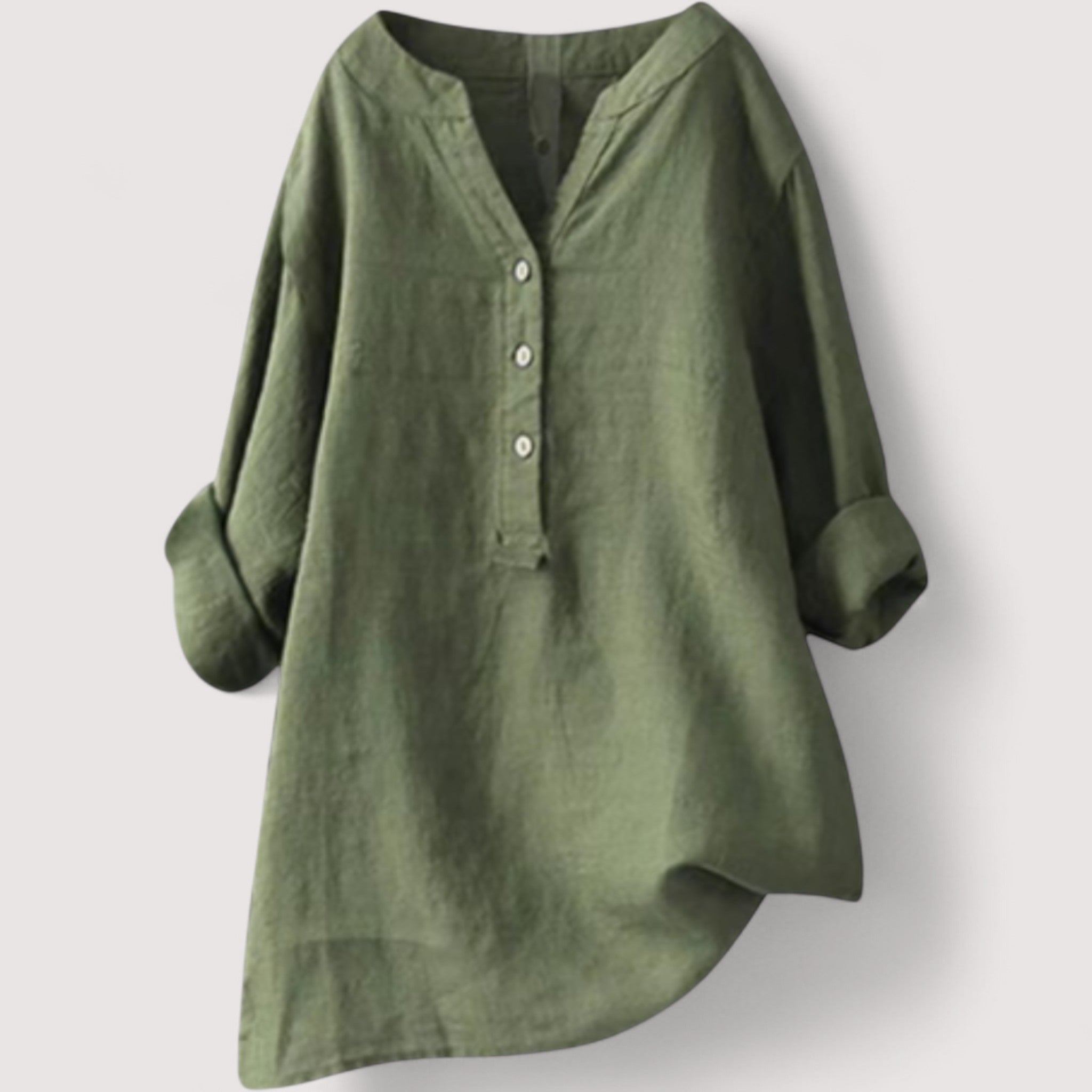 Nayla™ | Bequemes Knopfhemd