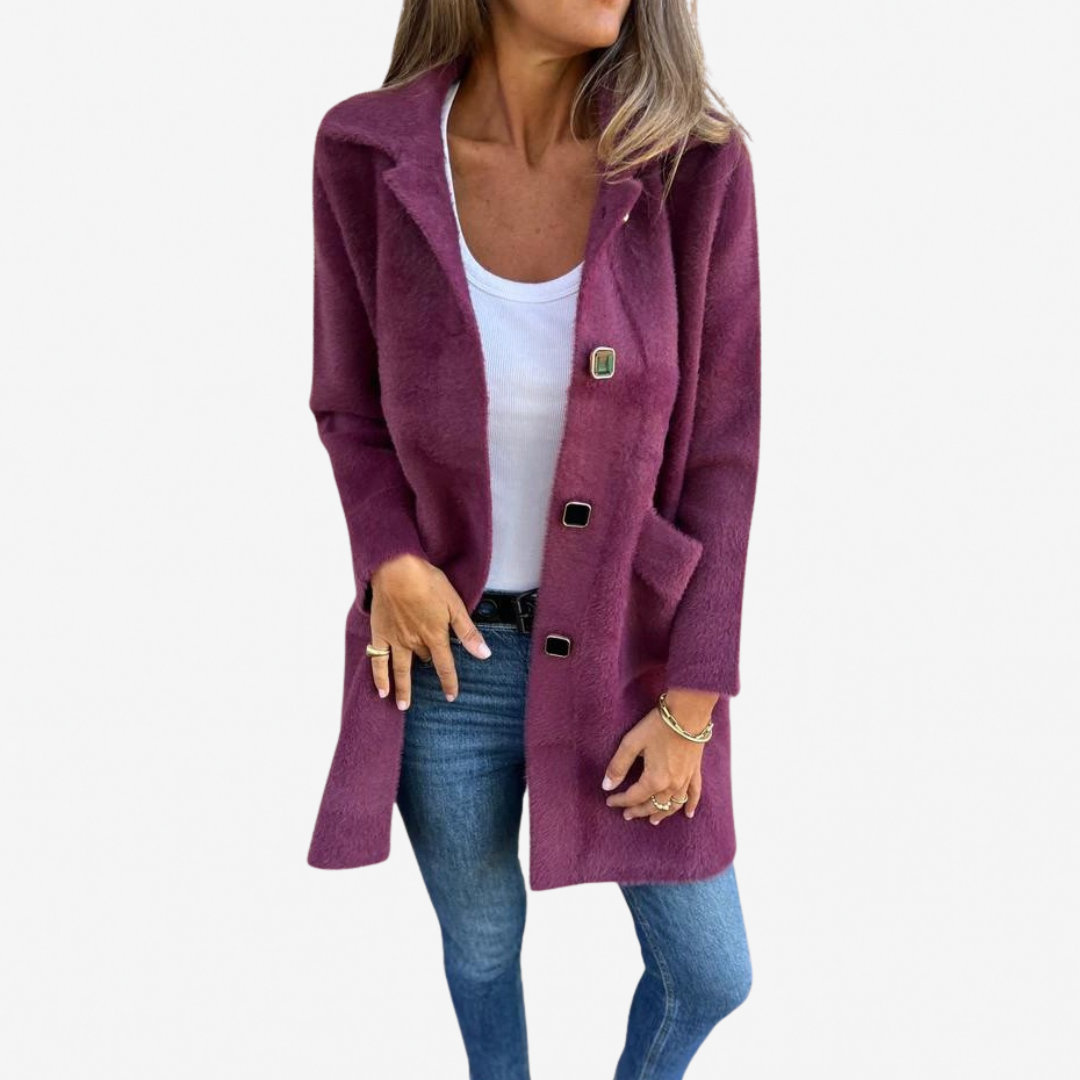 Monika | Mantel mit Revers