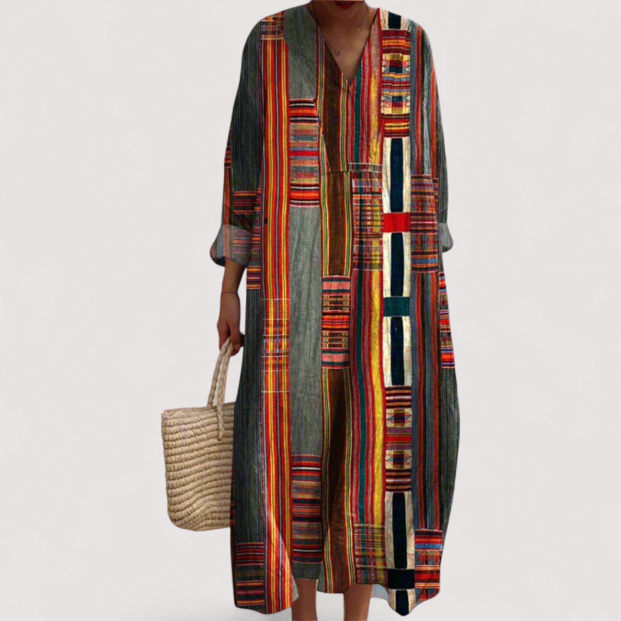 Sara™ | Elegantes Geometrisches Kleid