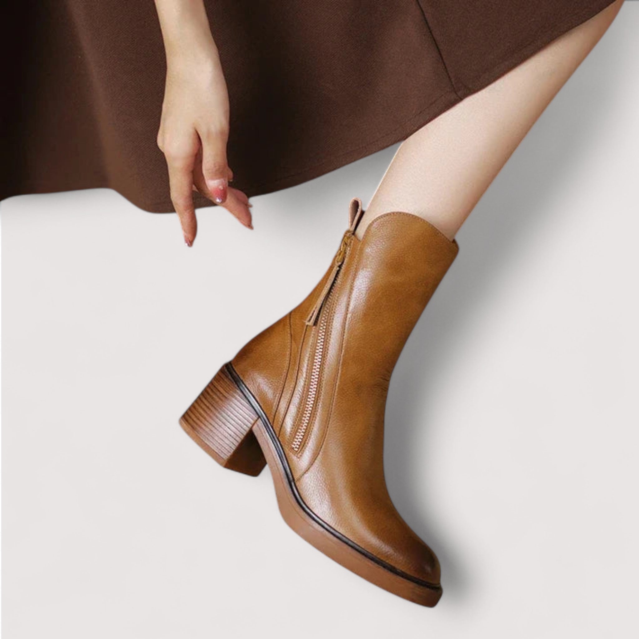 Adriana™ | Lederstiefeletten