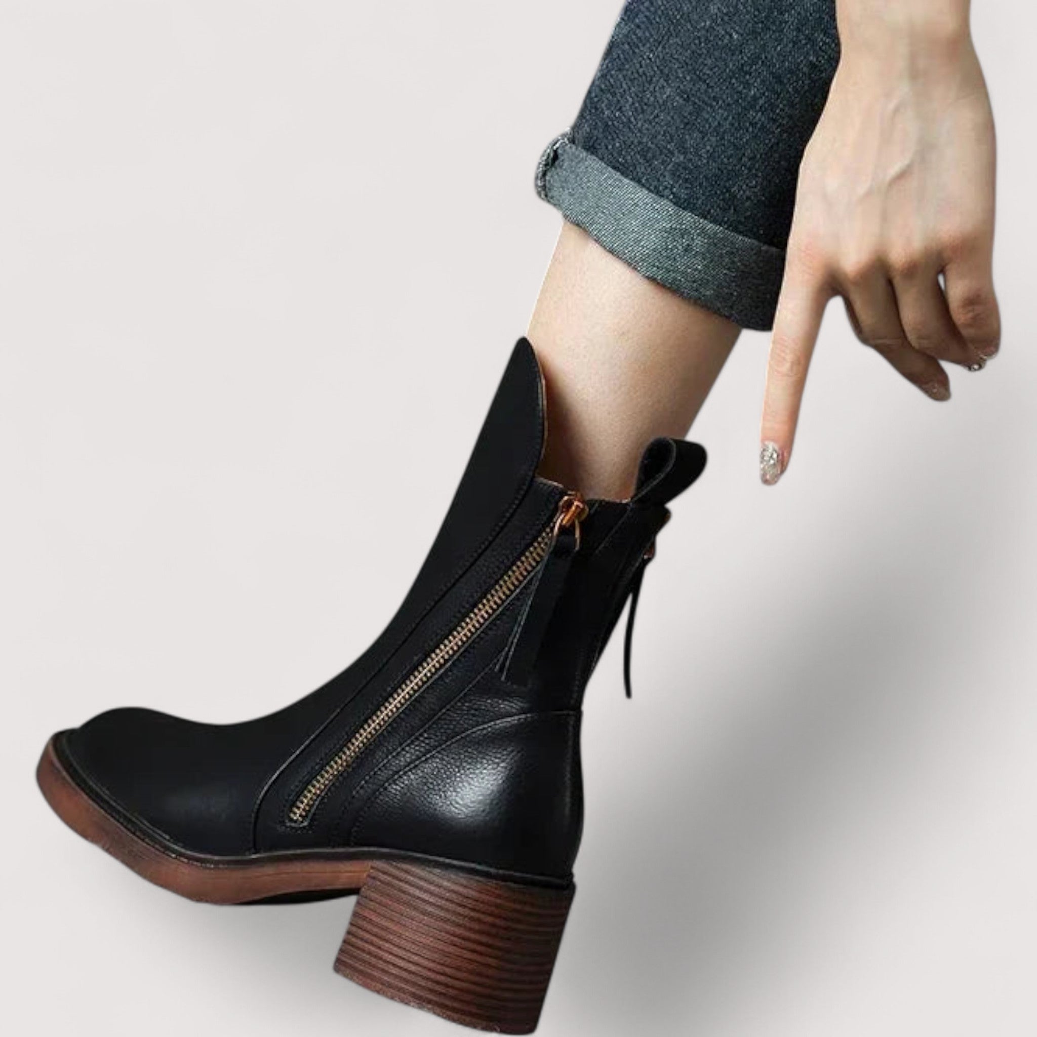 Adriana™ | Lederstiefeletten