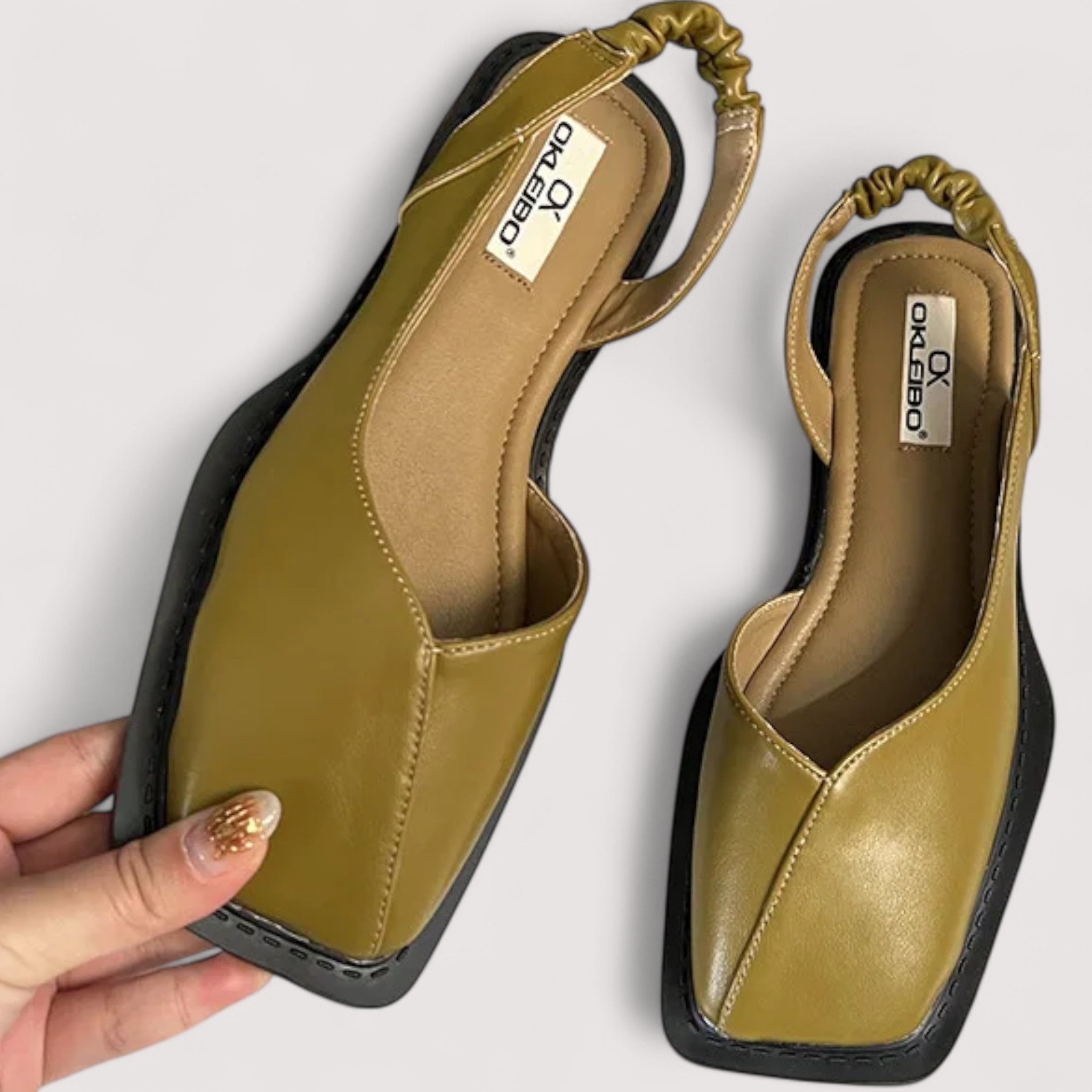 Freya™ | Slingback-Sandalen mit eckiger Zehe