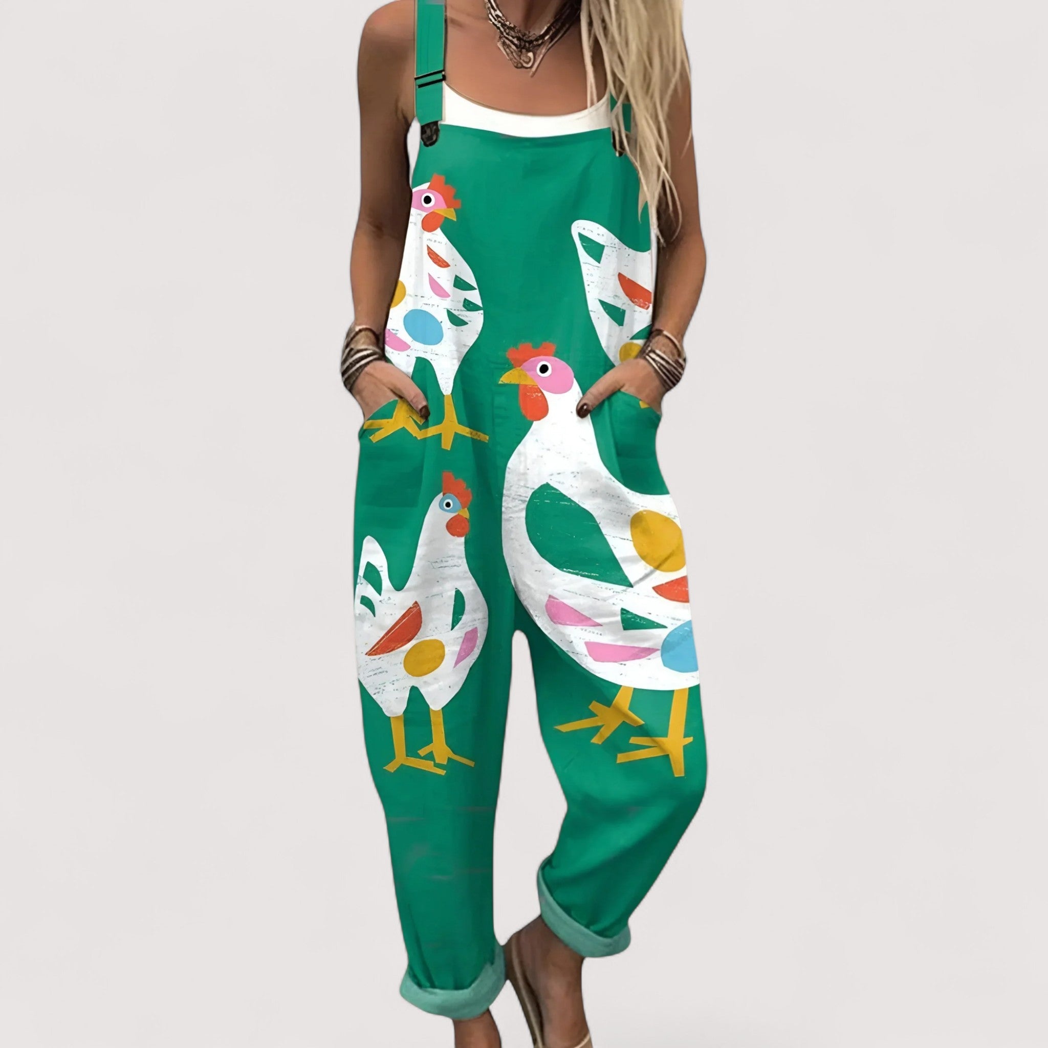 Luana™ | Künstlerischer Overall-Jumpsuit