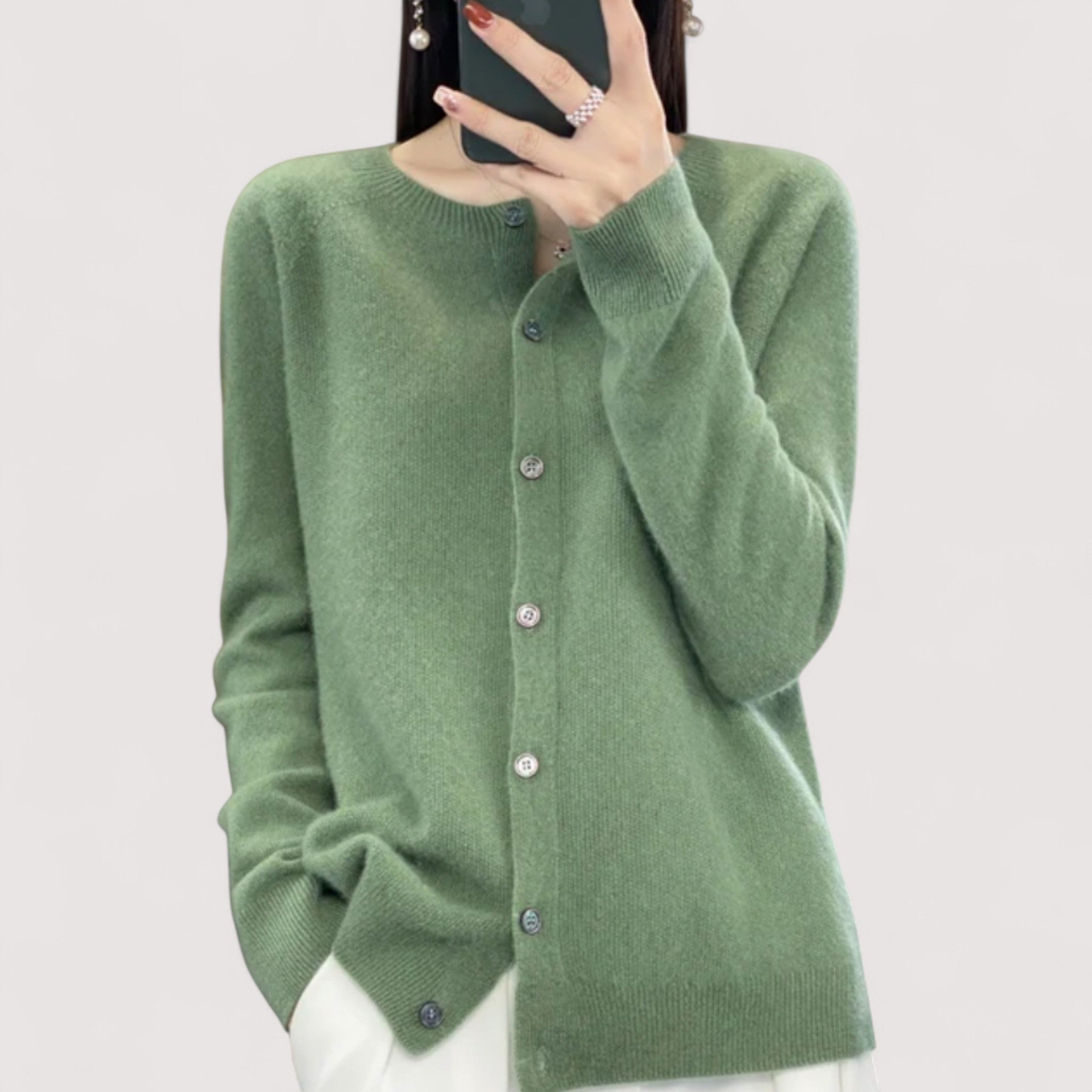 Darija™ – Weiche Strickjacke mit Knöpfen