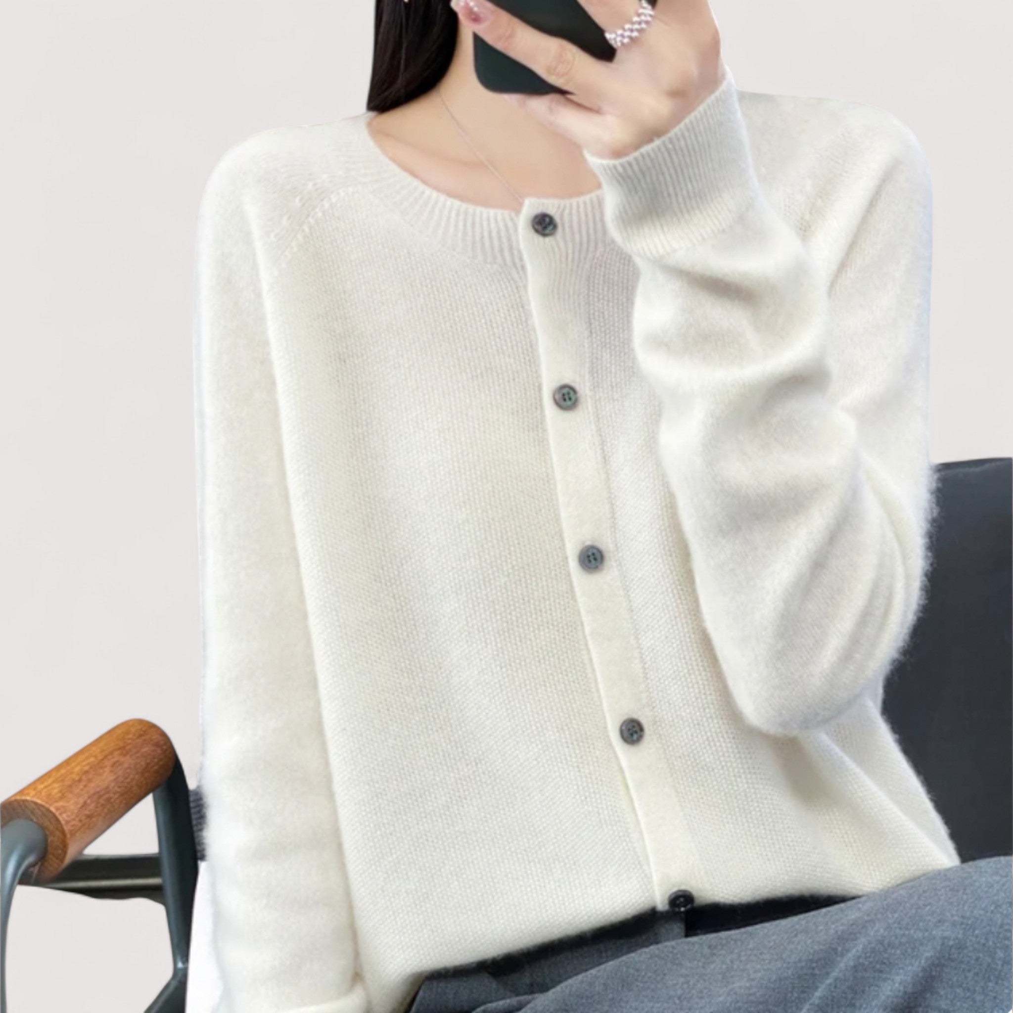 Darija™ – Weiche Strickjacke mit Knöpfen