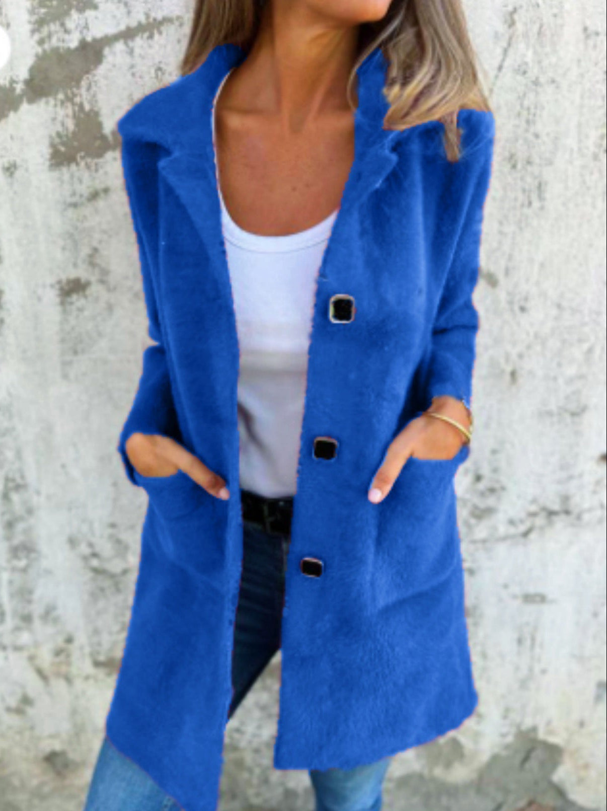 Monika | Mantel mit Revers