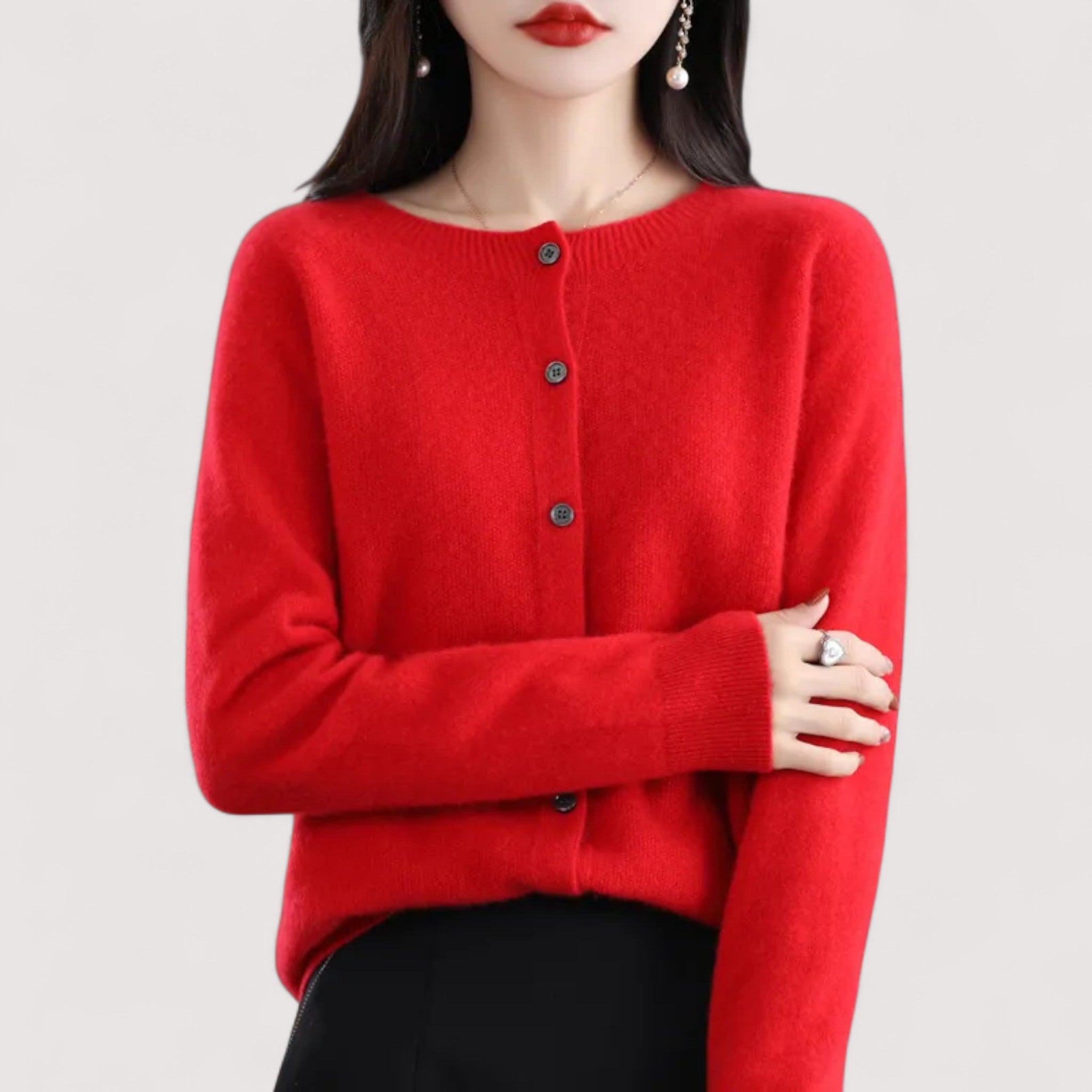 Darija™ – Weiche Strickjacke mit Knöpfen