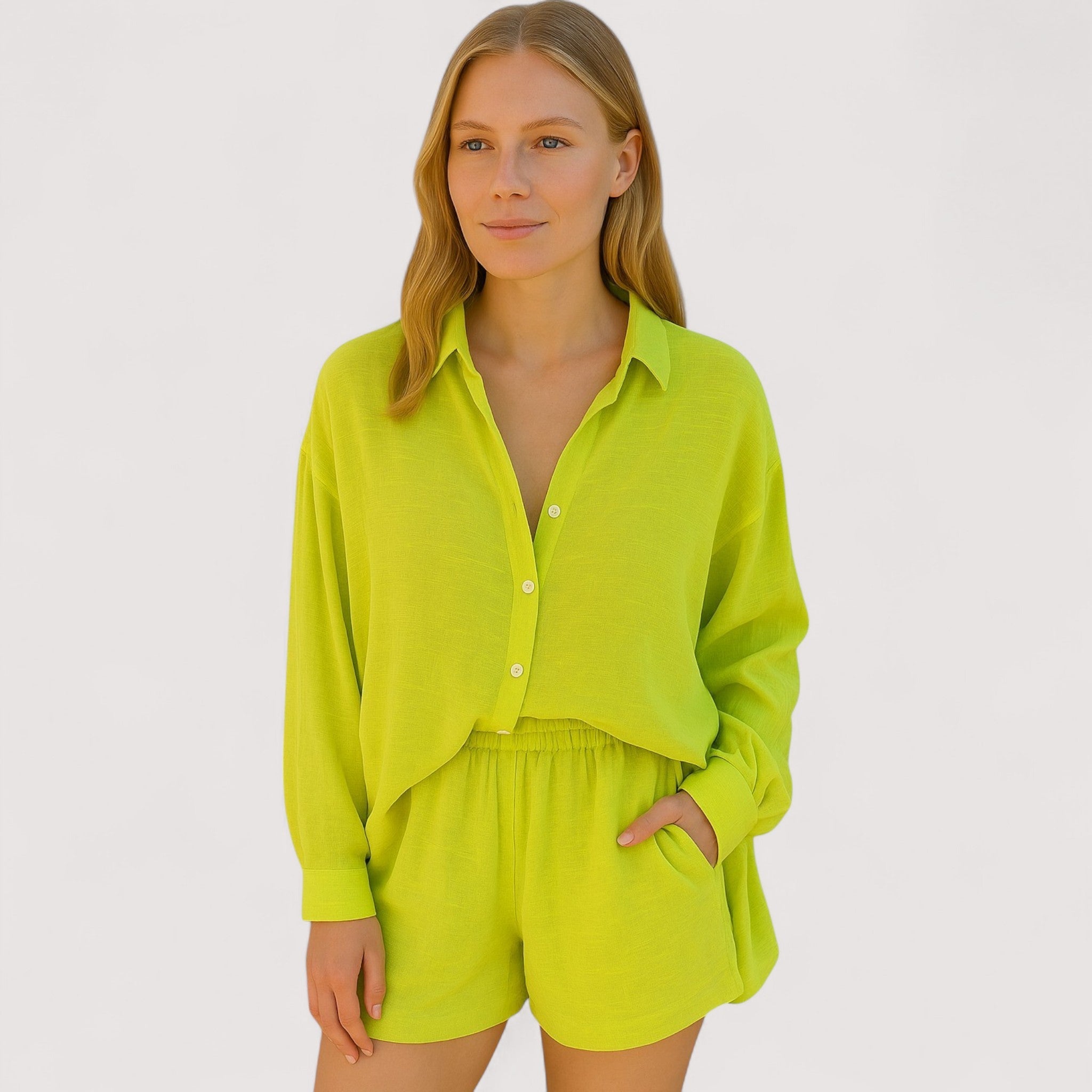 Helene™ | Hemd-Shorts-Set