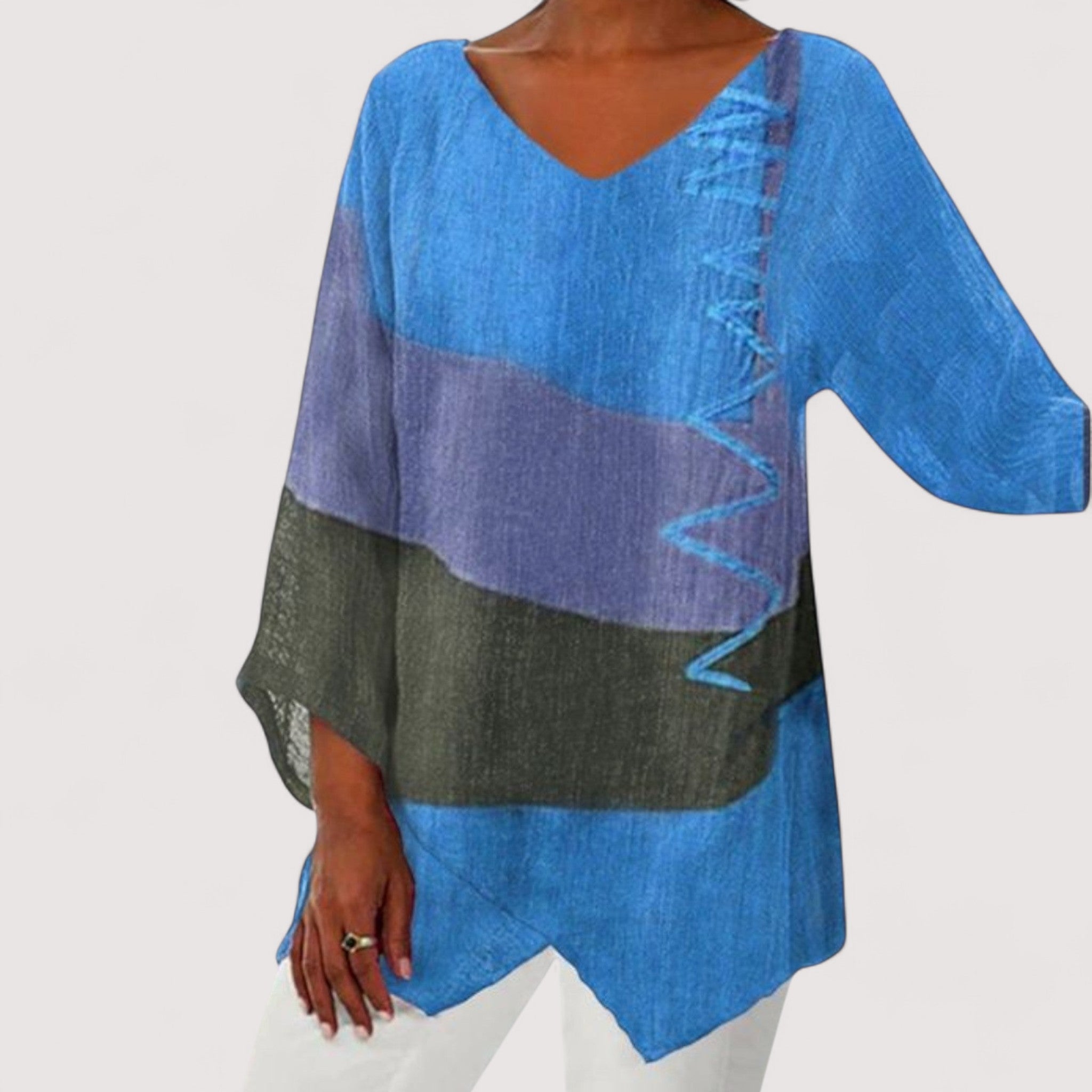 Menina™ | Kreative V-Ausschnitt-Tunika