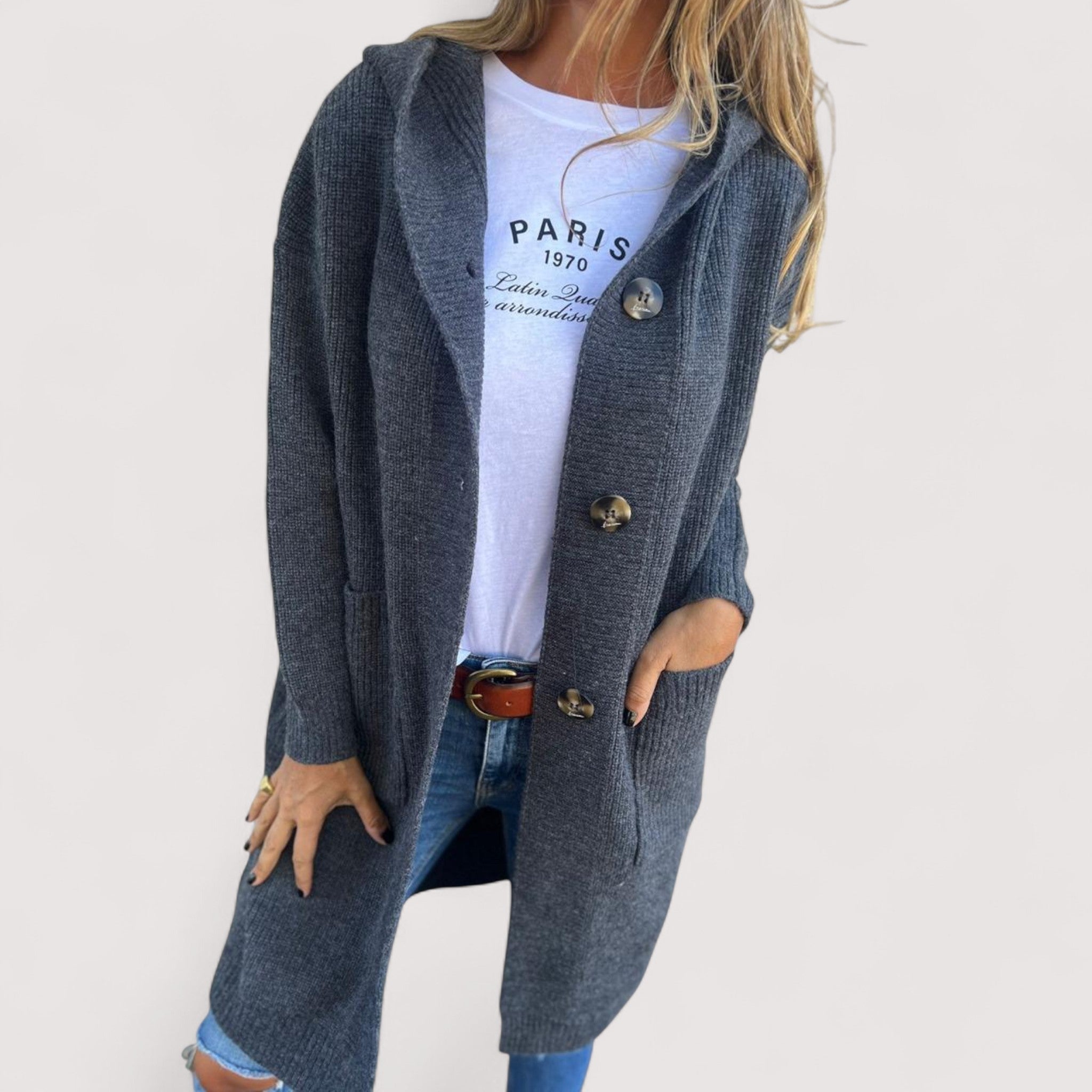 Celine™ | Langer Cardigan