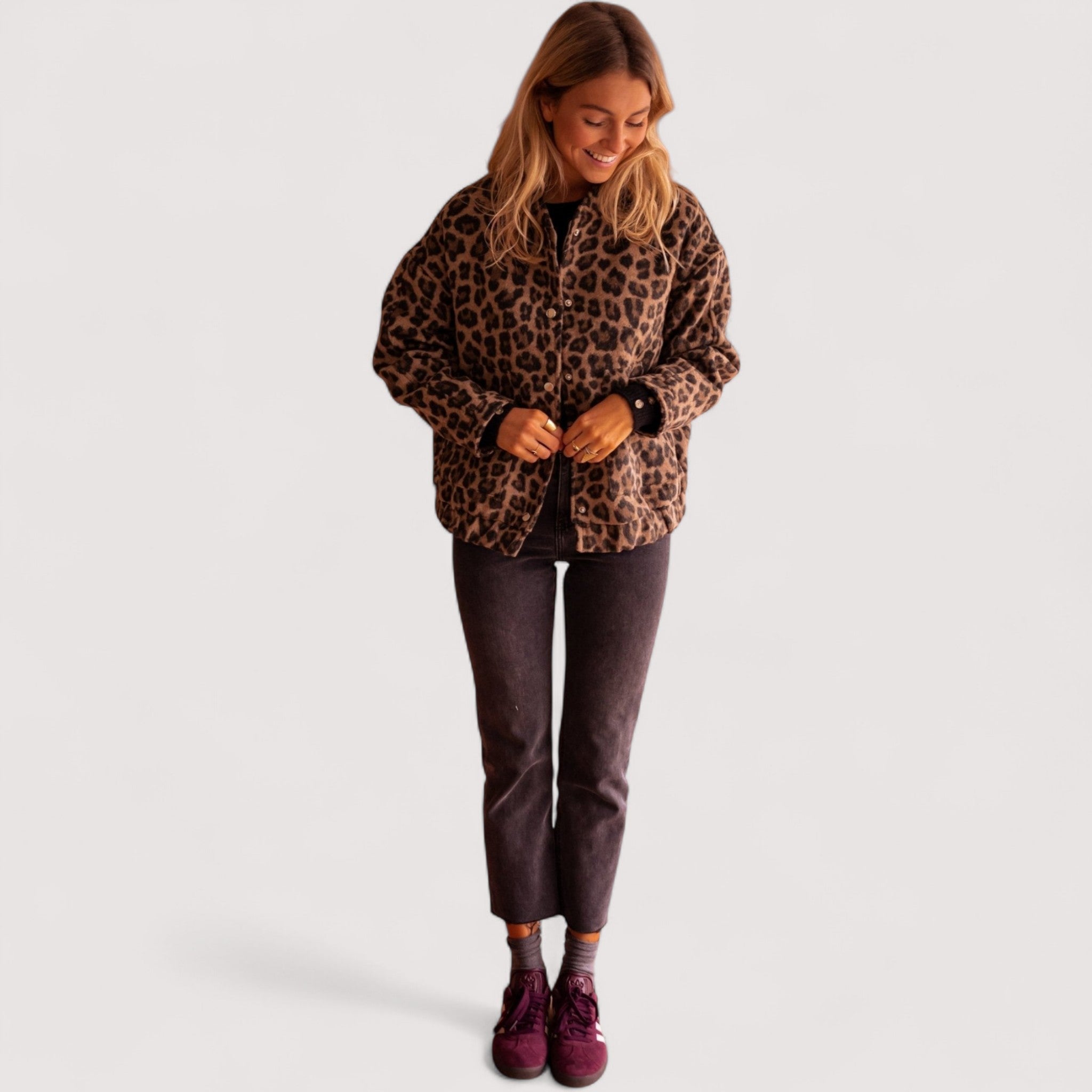 Paulina™ | Trendige Leopardenjacke