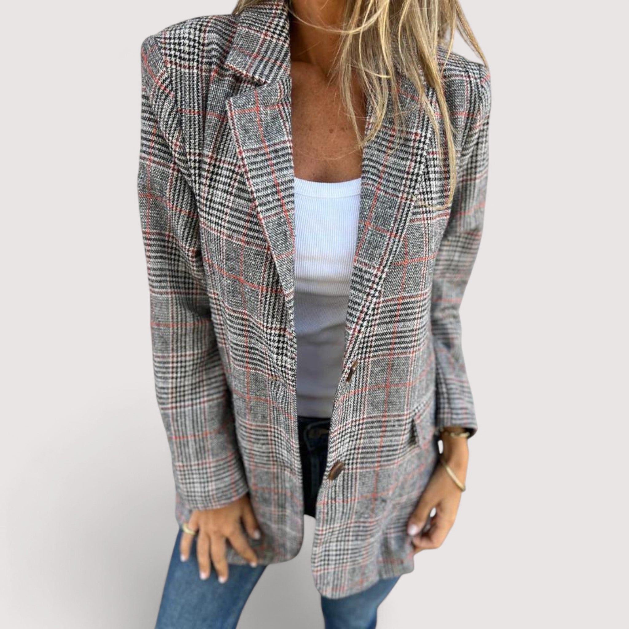 Tiziana™ | Lässiger kariert Blazer
