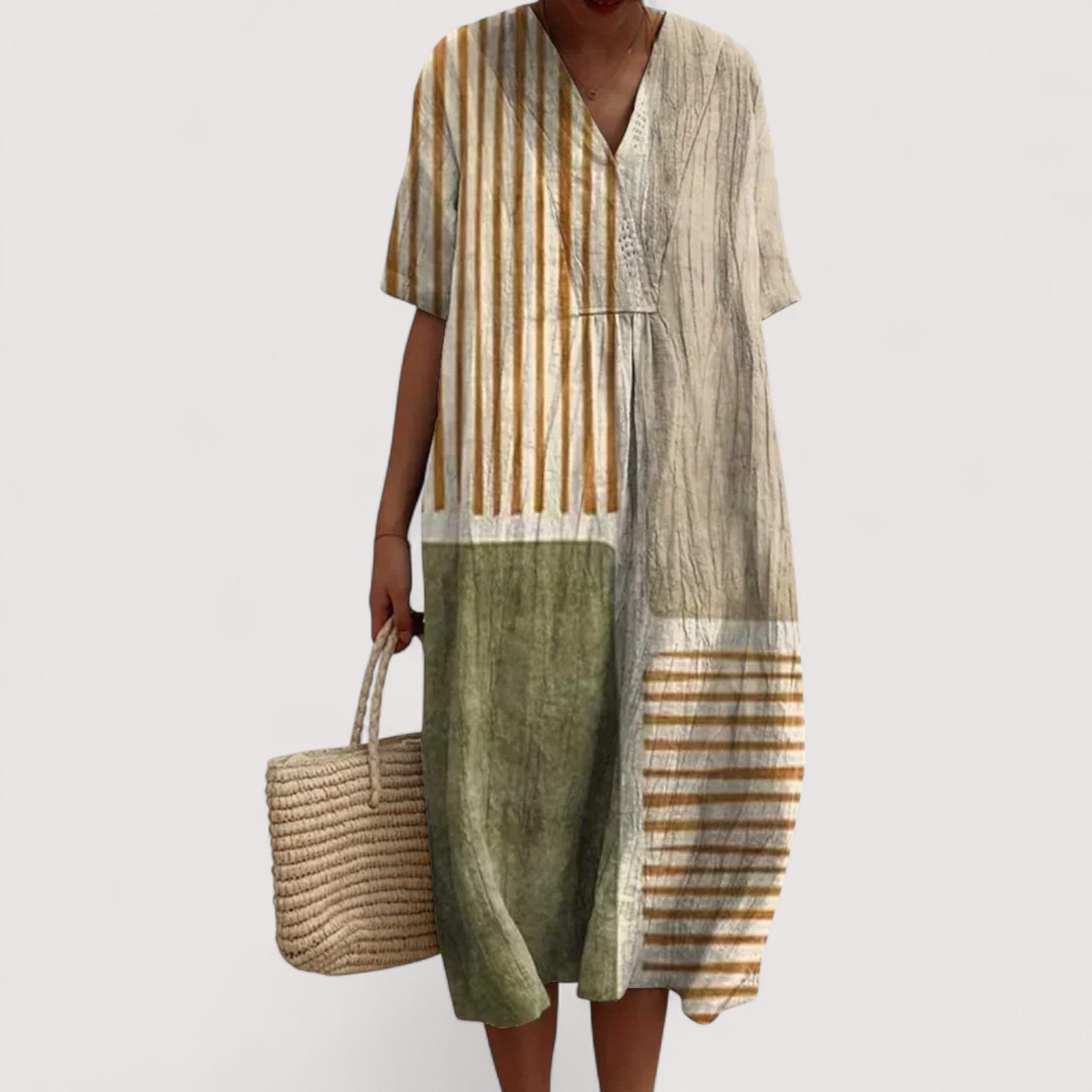 Anja ™ | Elegantes geometrisches Kleid