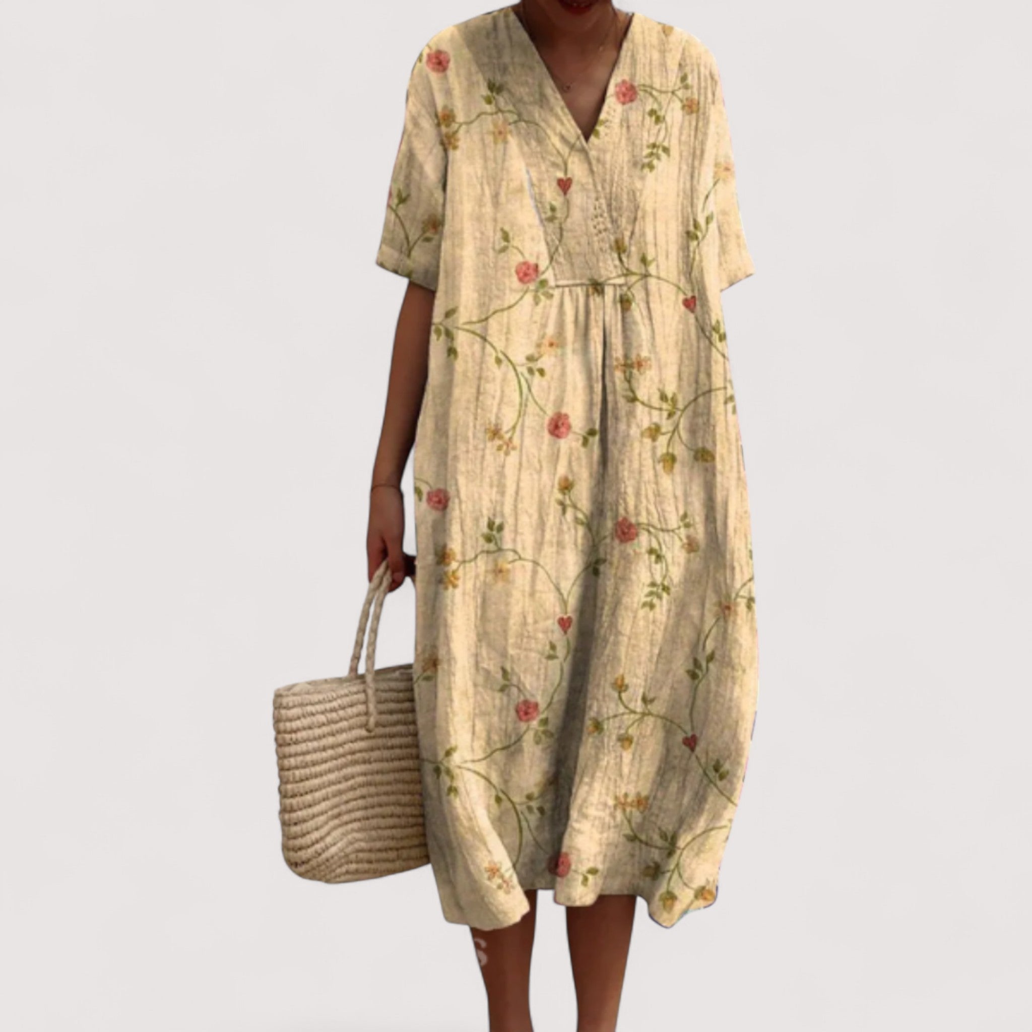 Delia™ | Elegantes Blumenkleid