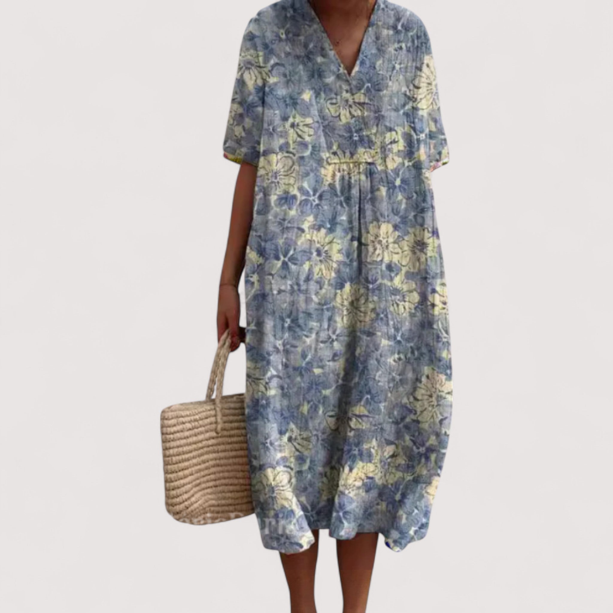 Delia™ | Elegantes Blumenkleid