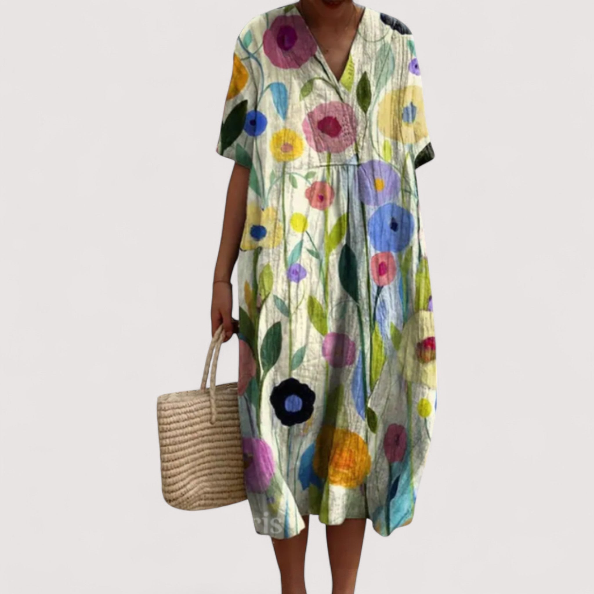 Delia™ | Elegantes Blumenkleid