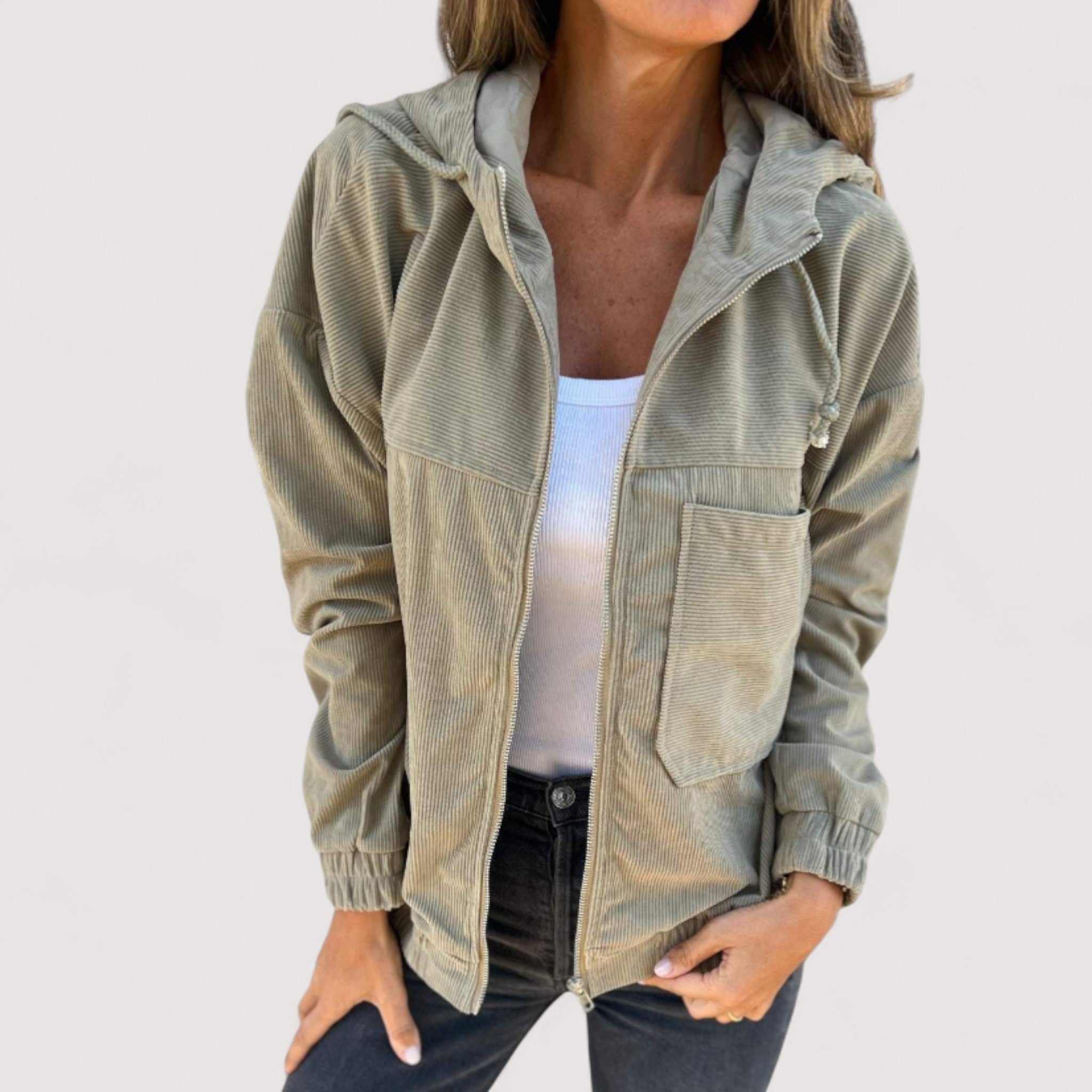Marta™ | Cord-Kapuzenjacke