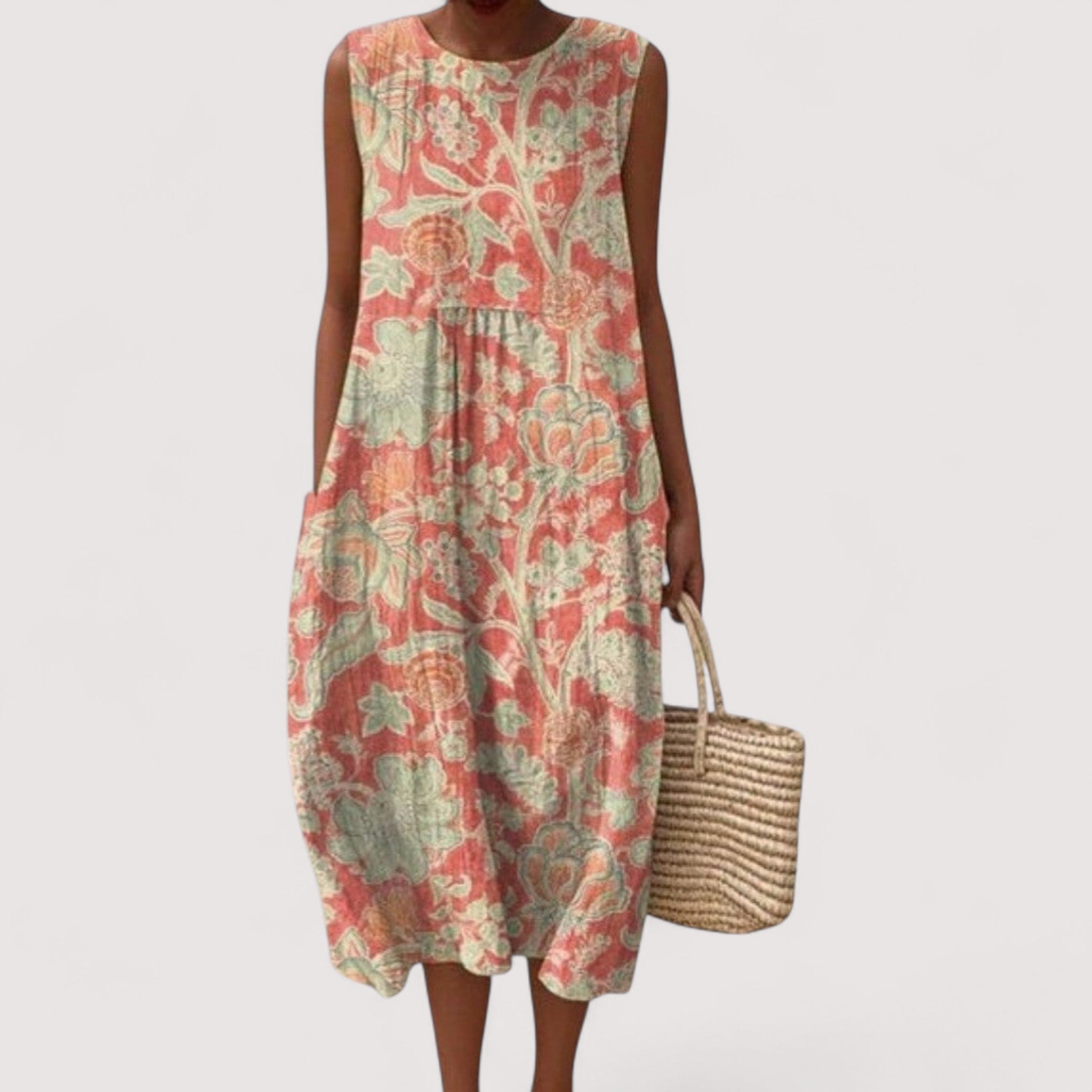 Océane™ | Elegantes Geometrisches Kleid