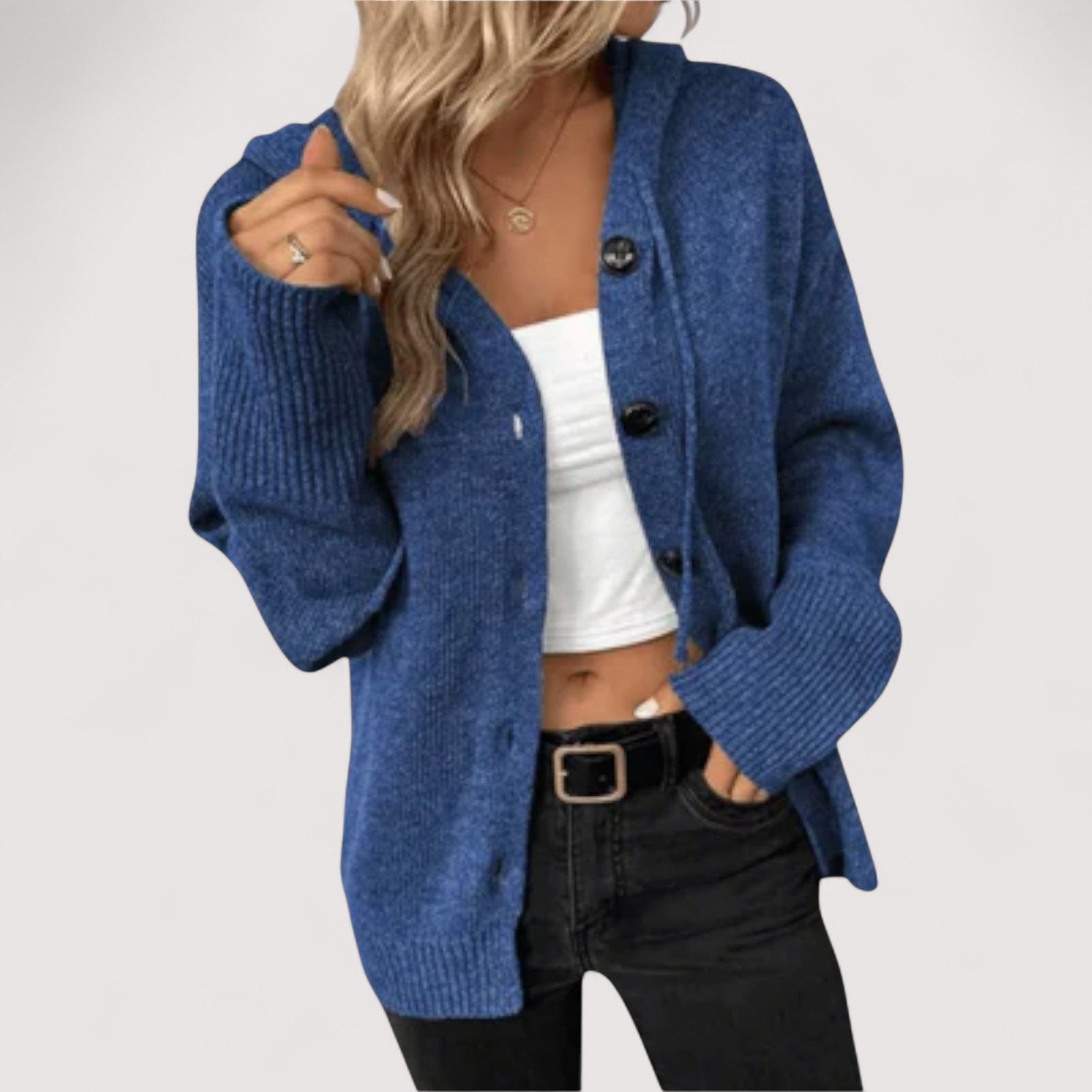 Margrit™ | Strickcardigan mit Knöpfe