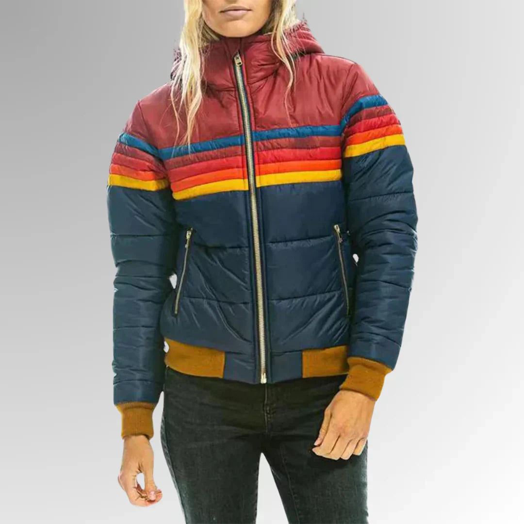 Regula | Retro Steppjacke mit Streifen
