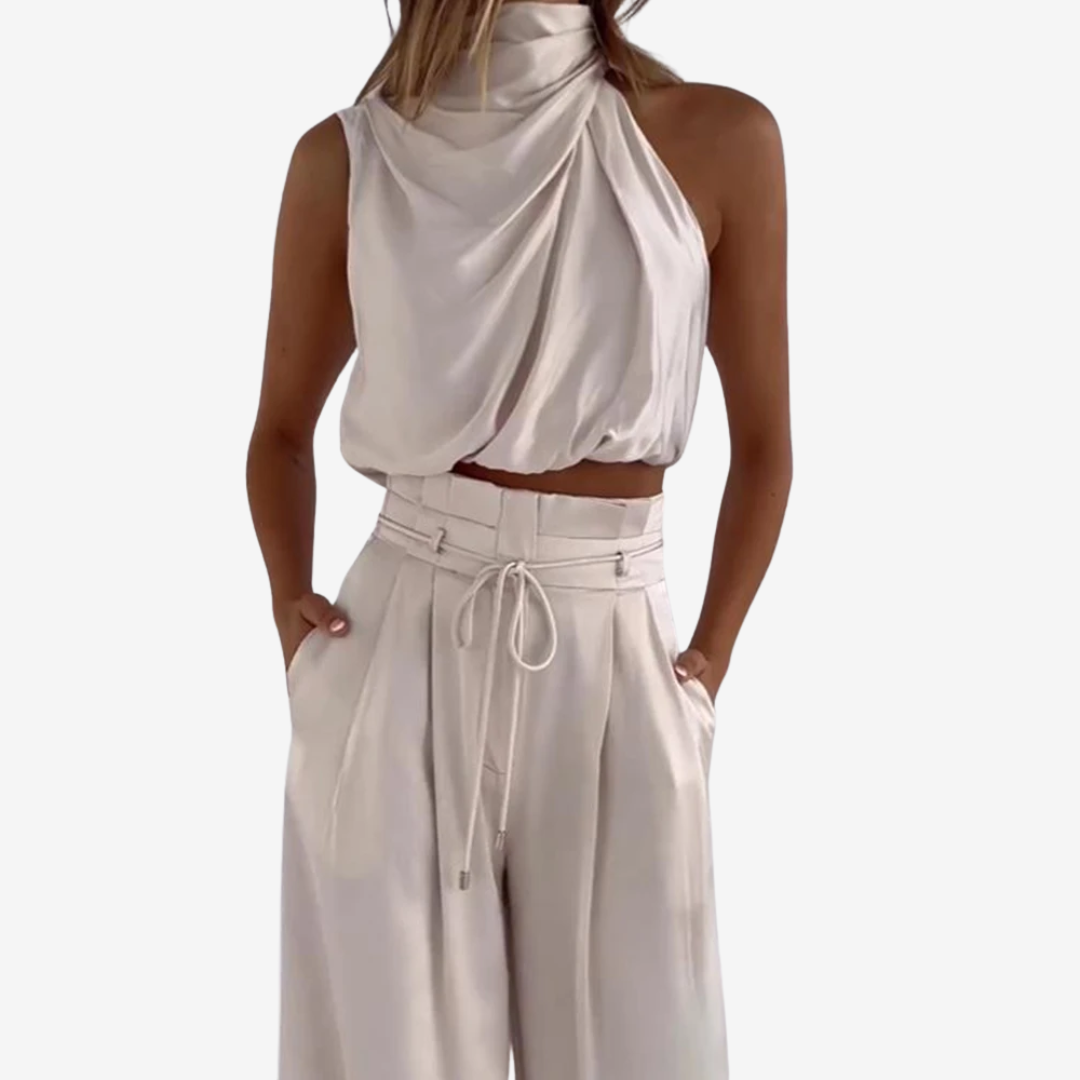 Ora™ | Palazzo-Hose mit Wickel-Oberteil