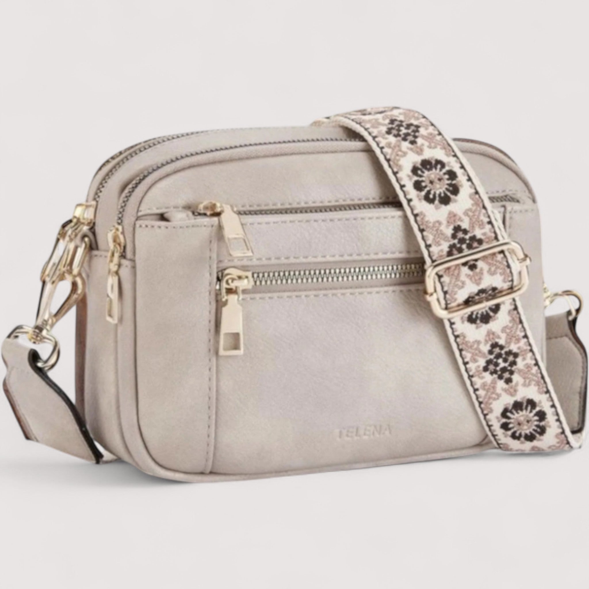 Sabina™ | Elegante Lederschultertasche