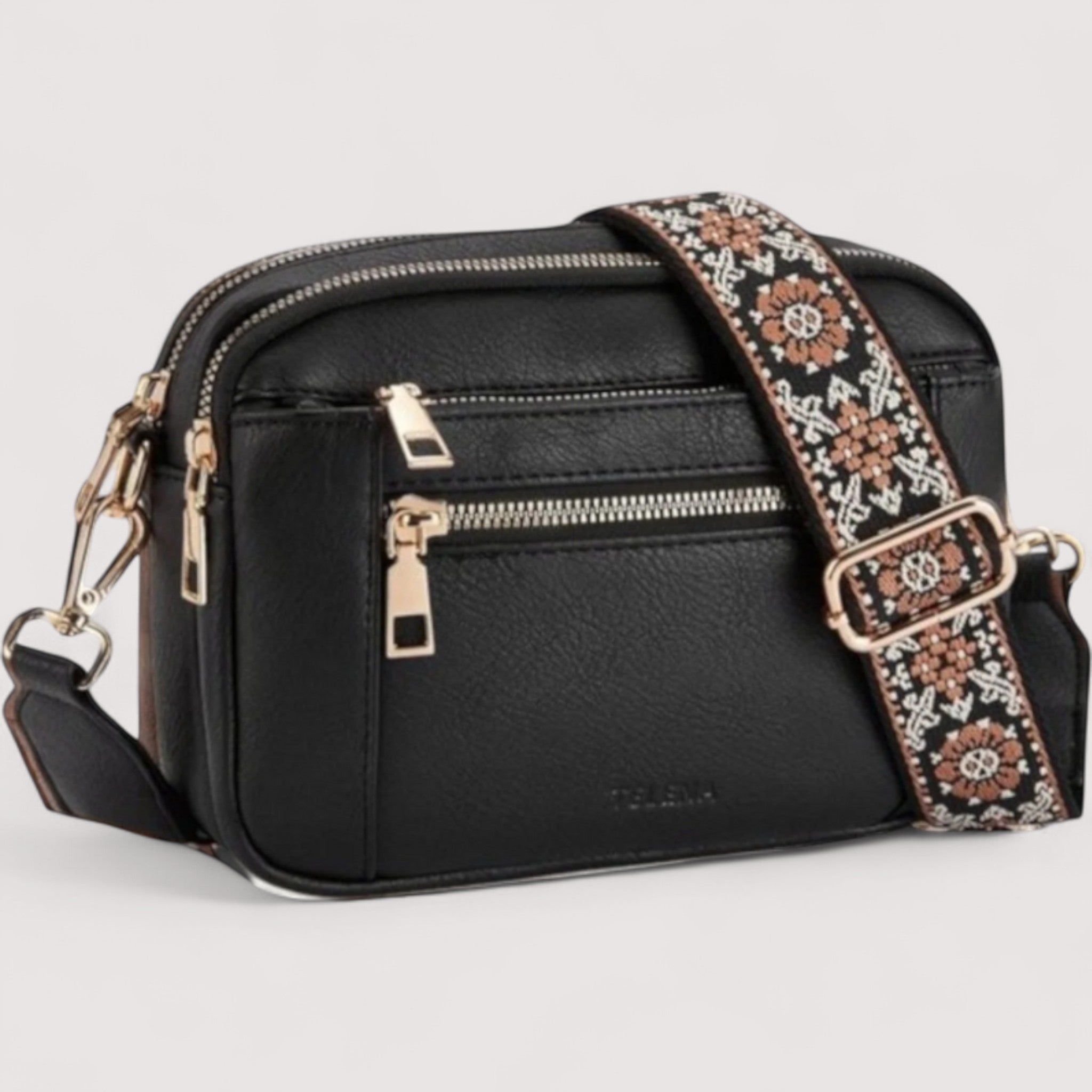 Sabina™ | Elegante Lederschultertasche