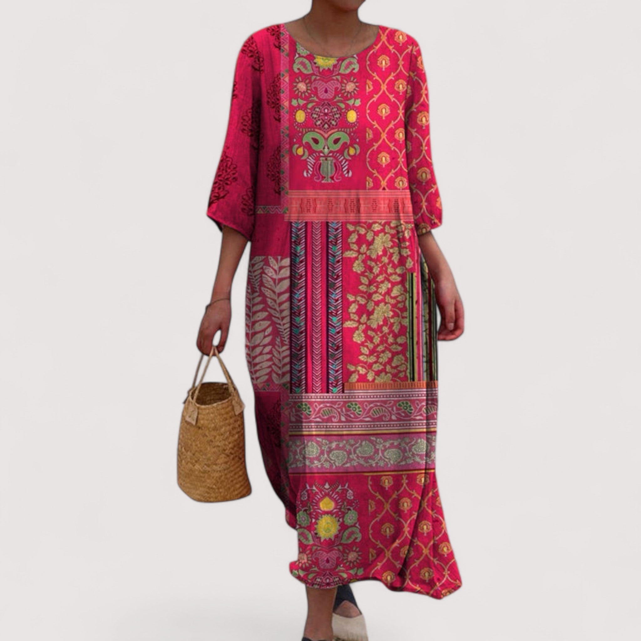 Vera™ | Elegantes Geometrisches Kleid