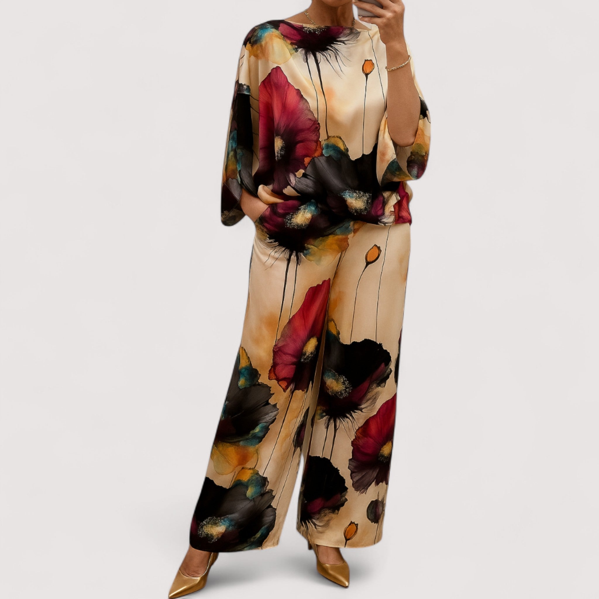 Enya™ | Satin-Zweiteiler