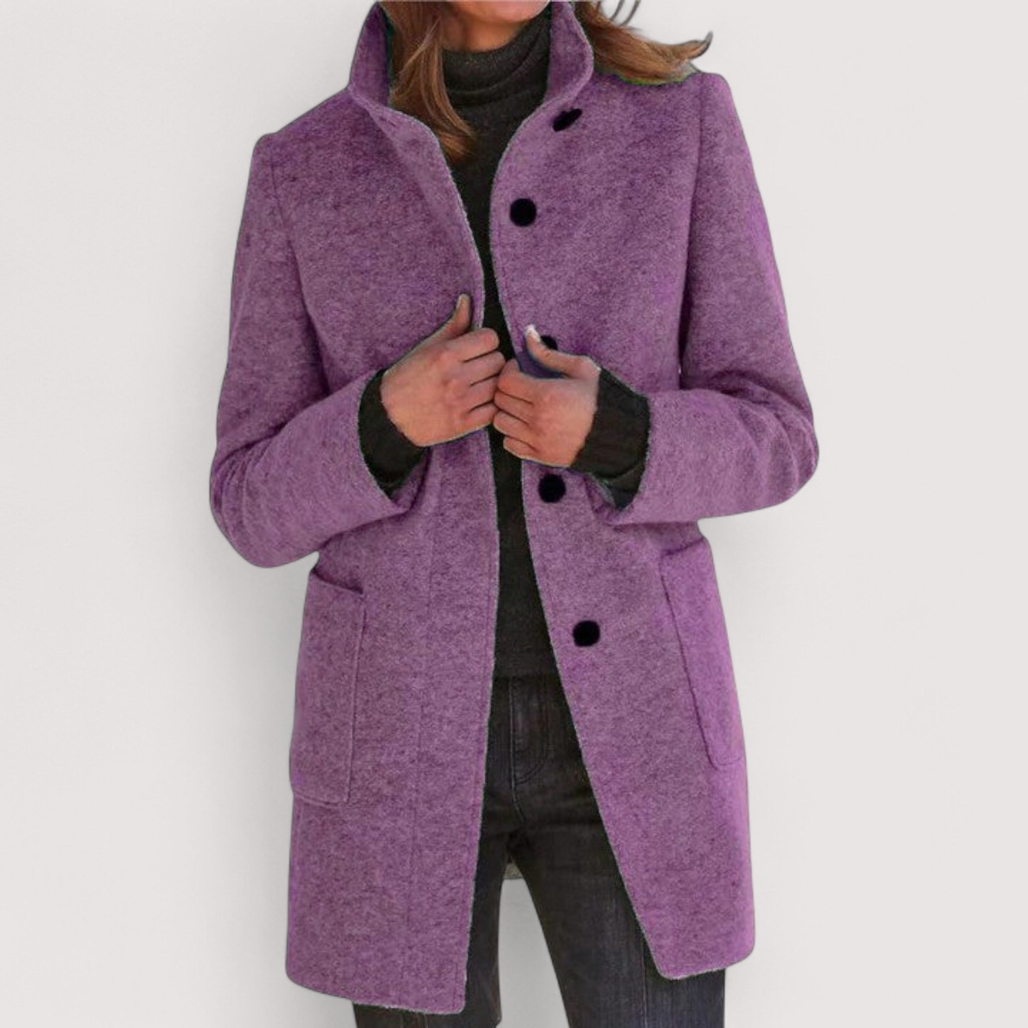 Amina™ | Klassischer Mantel aus Wollmix