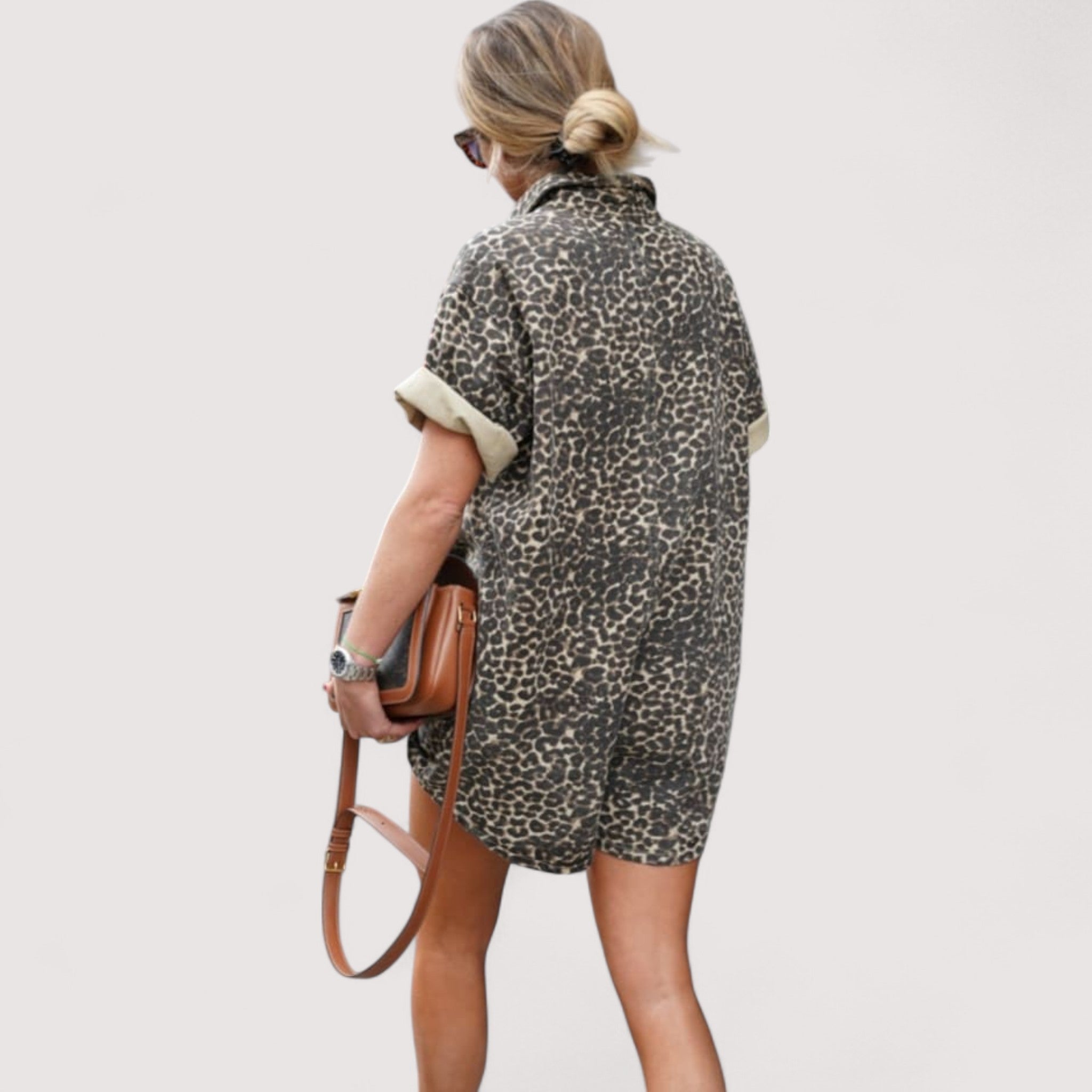 Anette™ | Overall mit Leopardenmuster