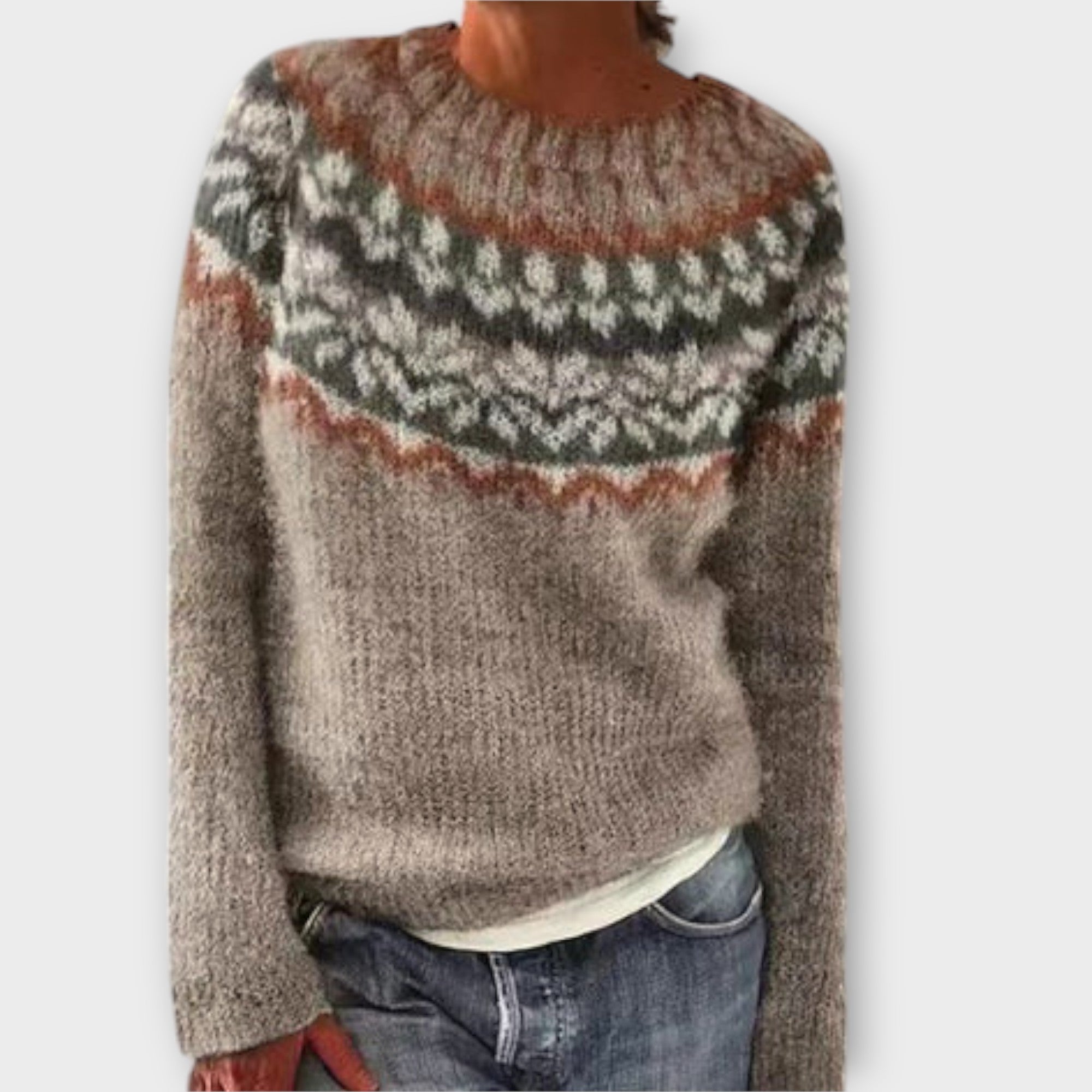Suzu - Vintage Strickpullover für Damen