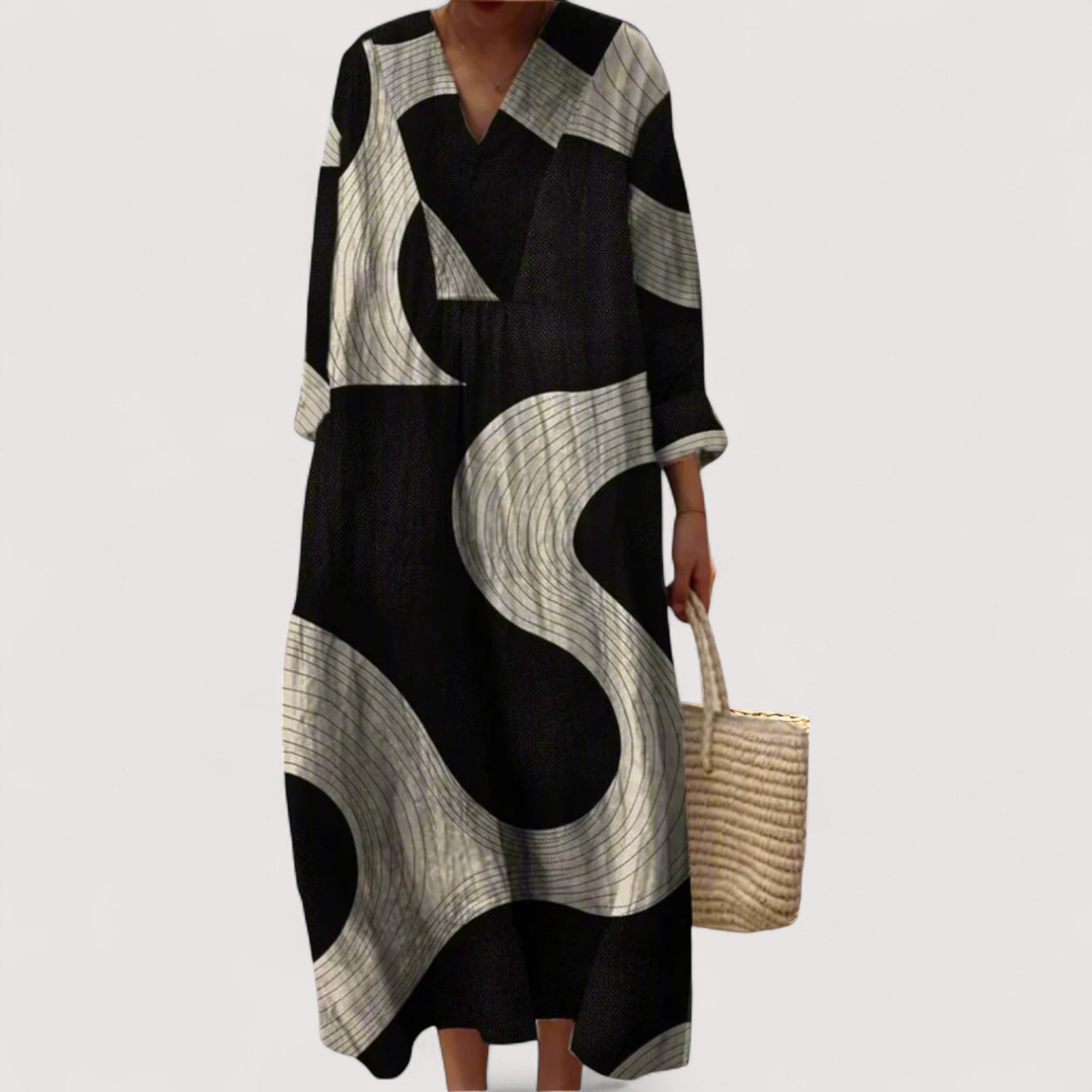 Oda™ | Elegantes Geometrisches Kleid